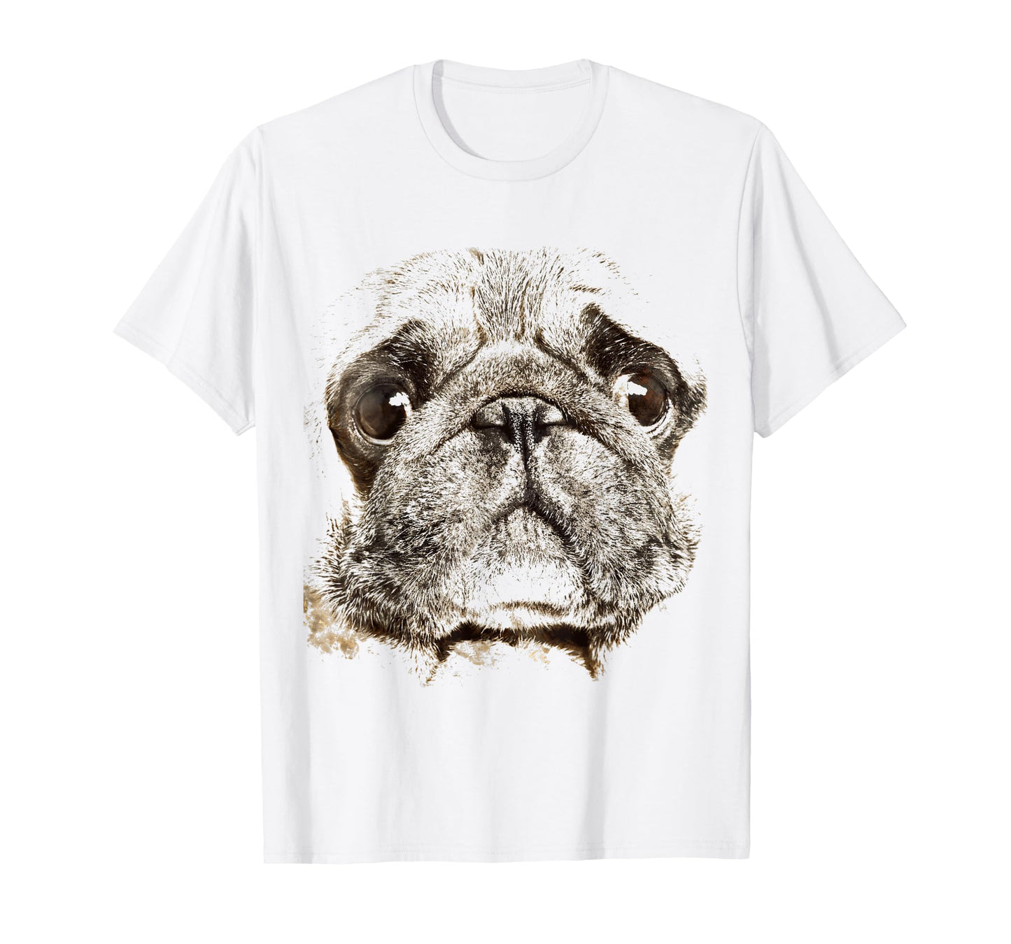 Pug Dog Animal Faces Men Women Girls Kids T-Shirt