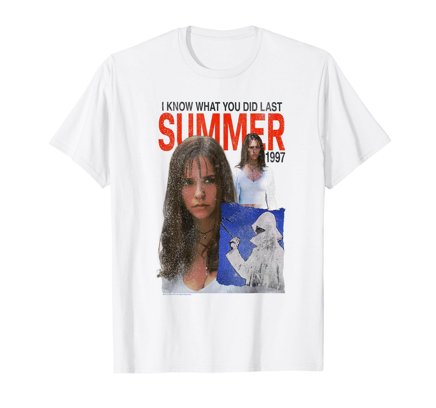 I Know What You Did Last Summer Poster Collage Retro Horror T-Shirt