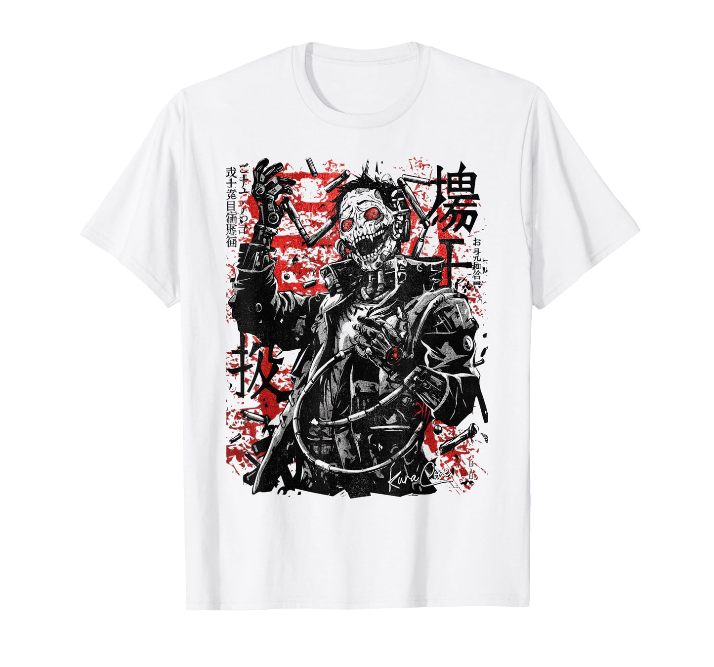 Japanese Streetwear Cyberpunk Y2K Techwear Retro Manga Anime T-Shirt