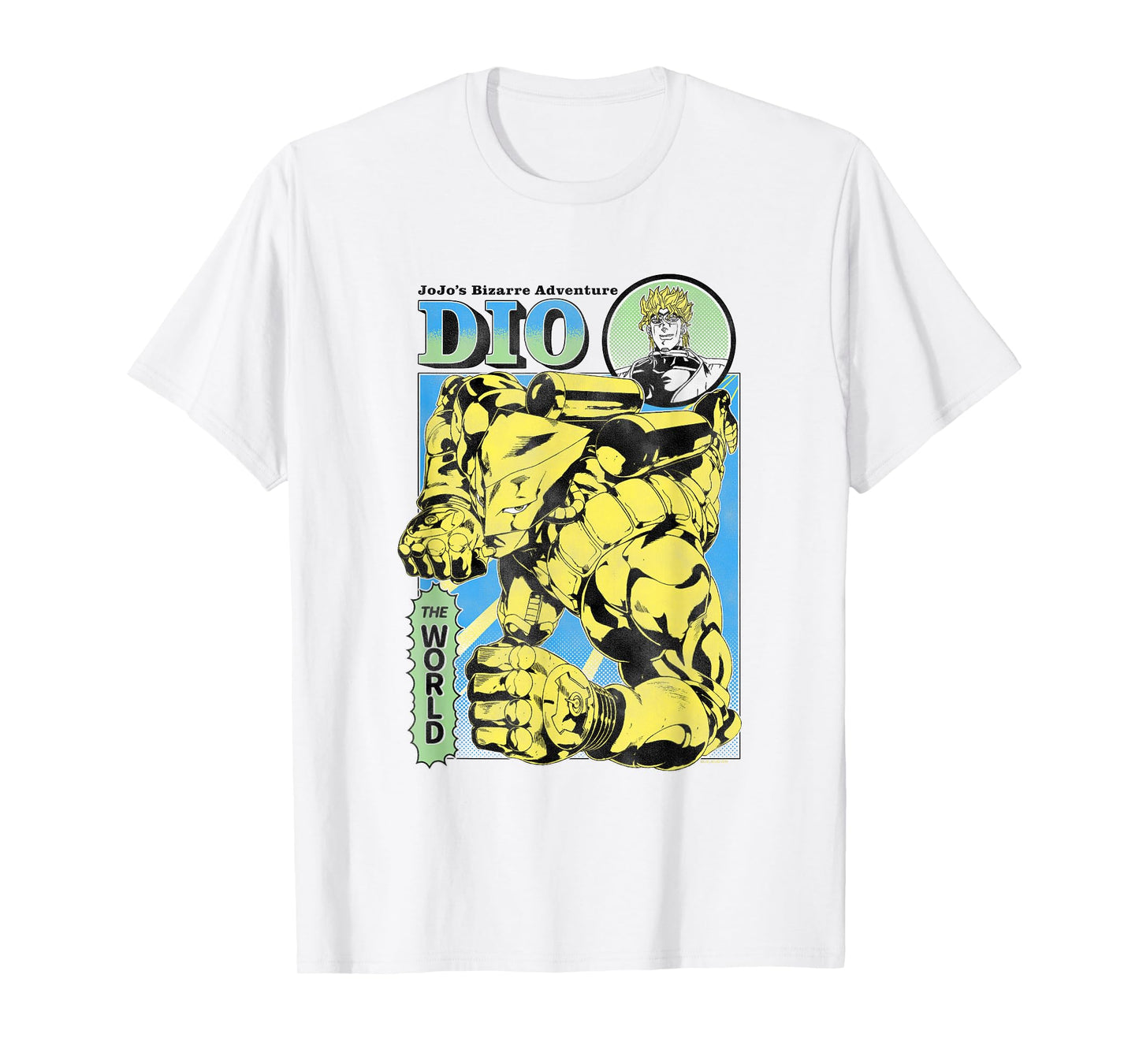 JoJo's Bizarre Adventure Part 3 DIO & The World Illustration T-Shirt