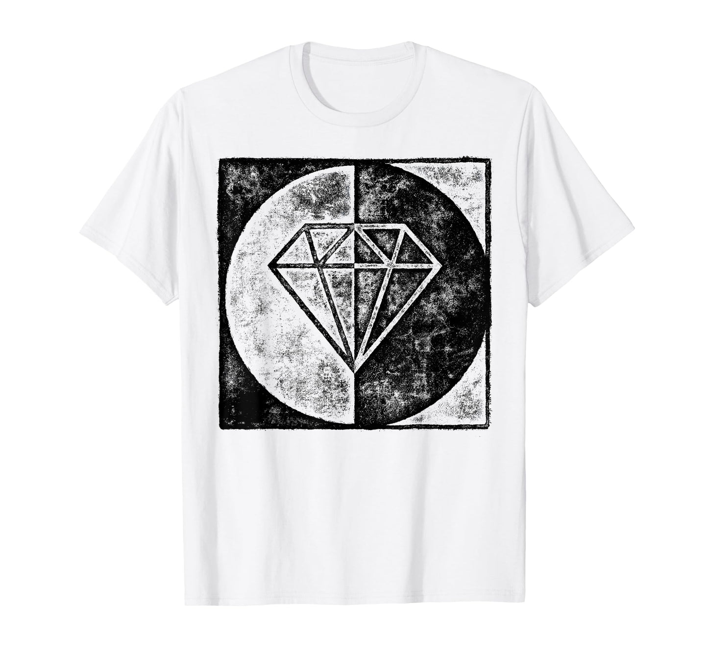 Black And White Rough Diamond T-Shirt