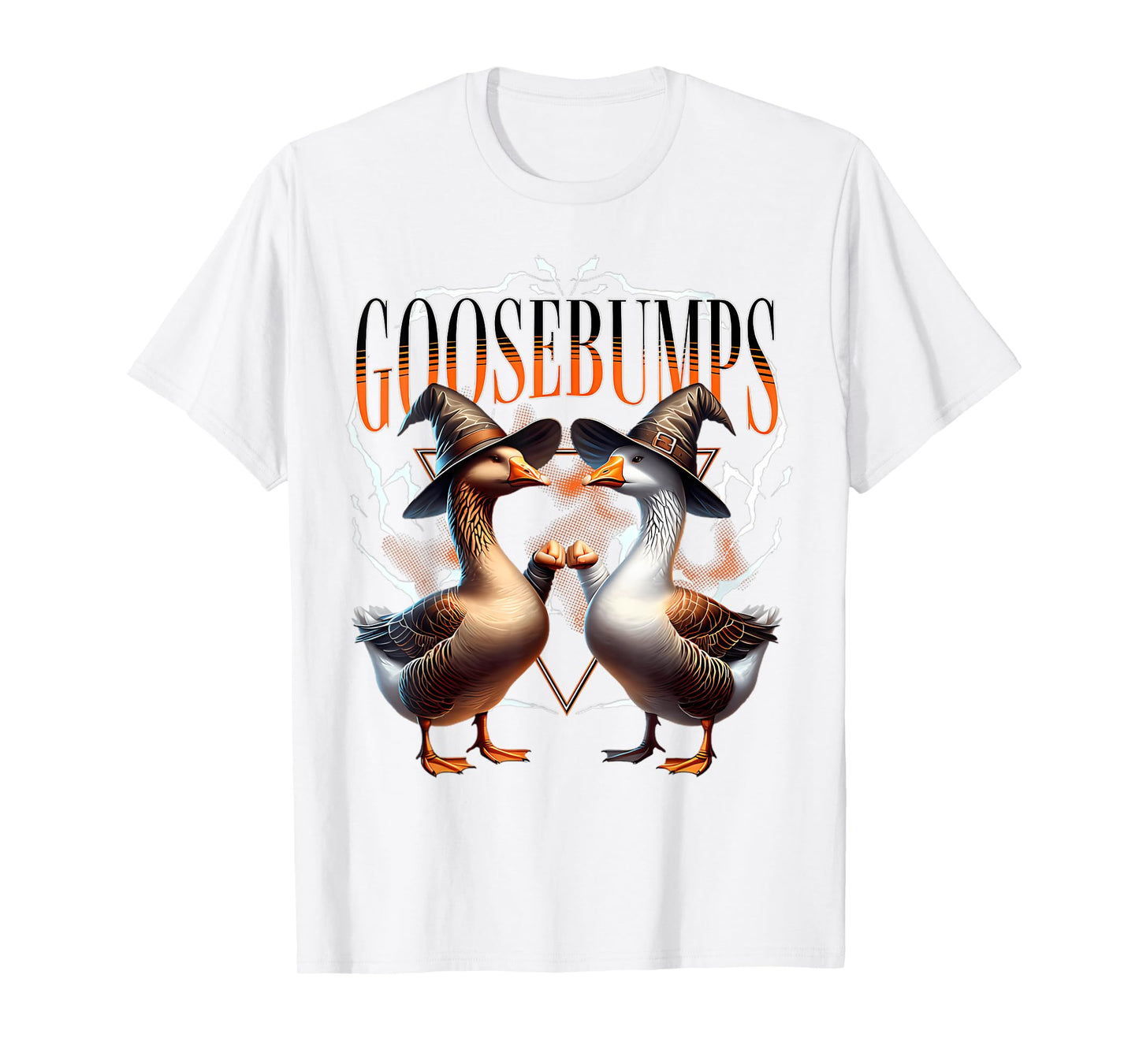 Goose Bumps Goose Witch Halloween T-Shirt