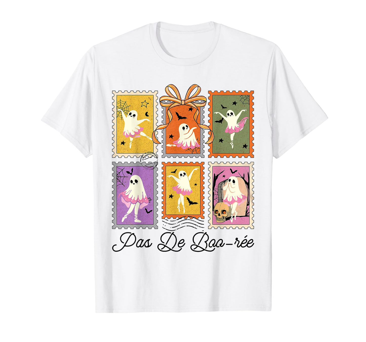 Pas de BOO-rée Ghost Ballet Dancer Halloween Dance Teacher T-Shirt