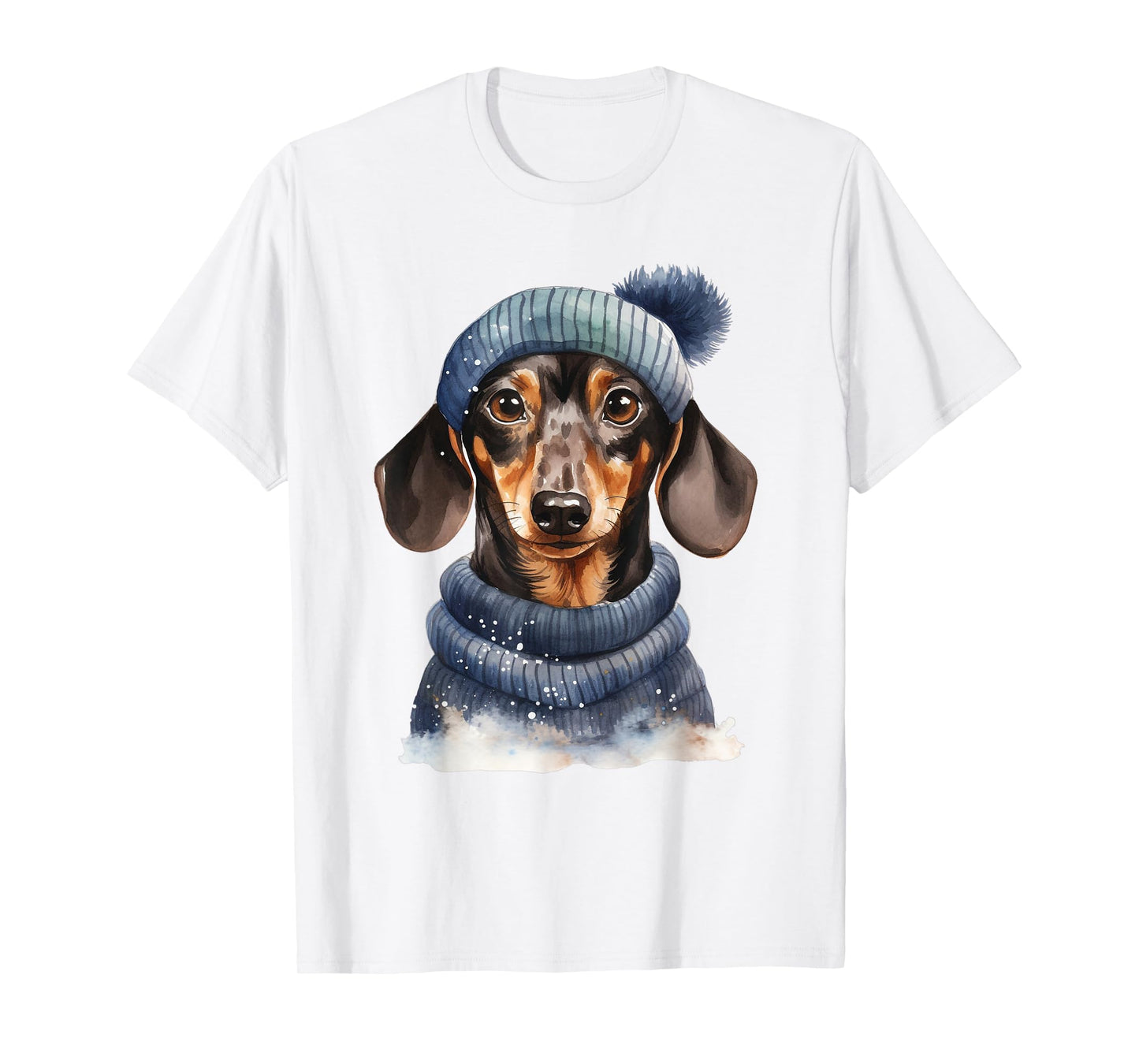 Christmas Winter Wiener & Dachshund T-Shirt