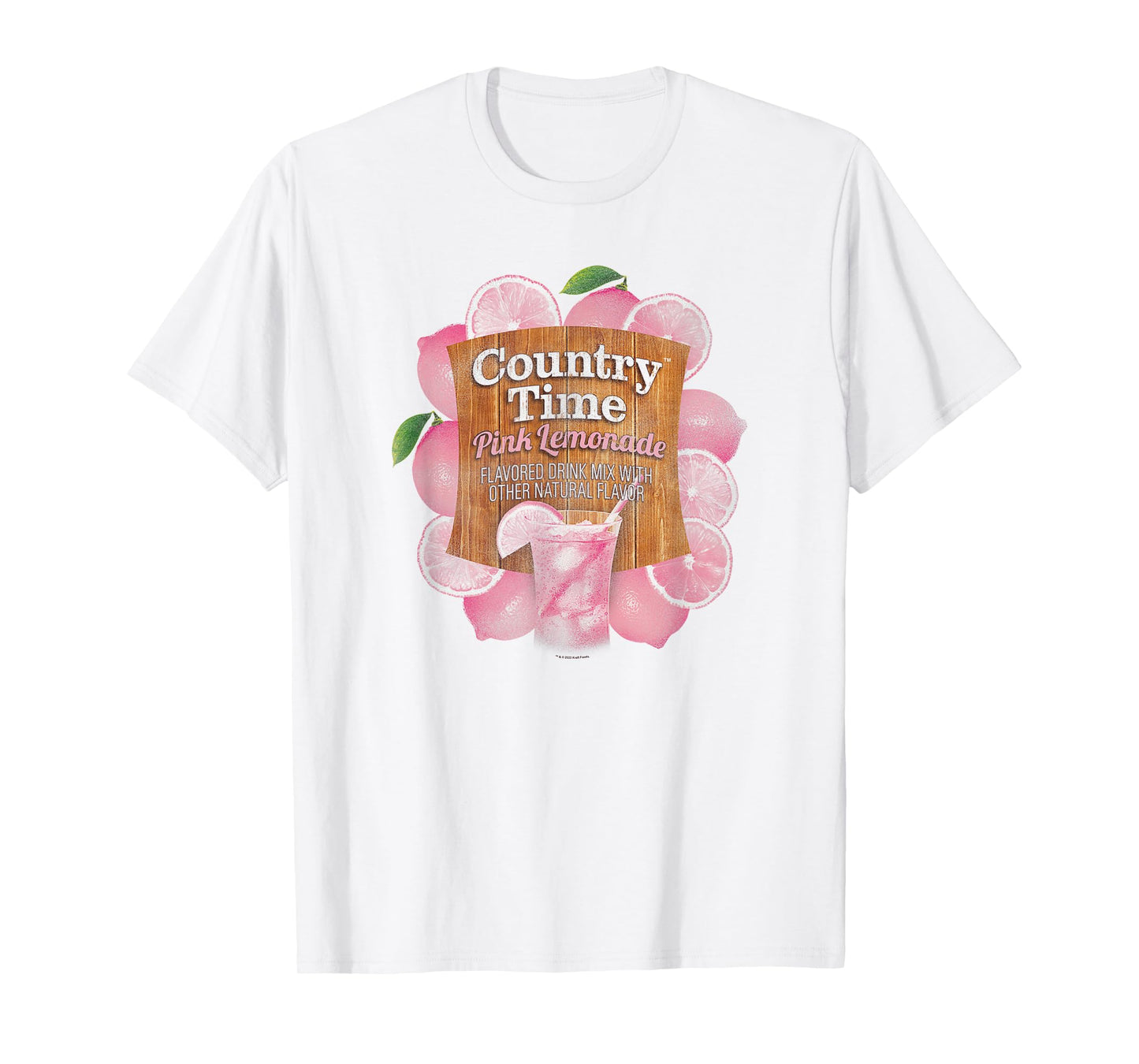 Country Time Pink Lemonade Classic Beverage Logo T-Shirt
