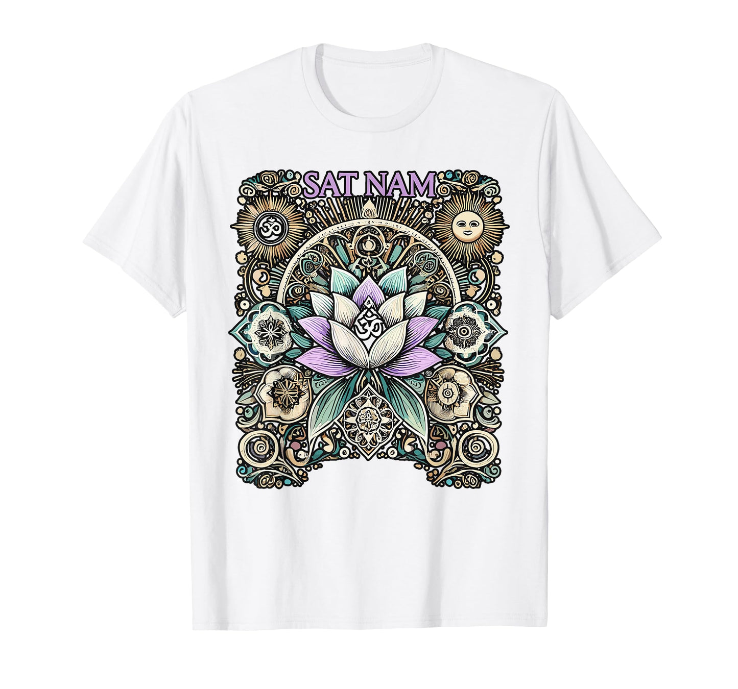 Sat Nam Kundalini Yoga Indian Meditation Yoga Lover Yogi T-Shirt