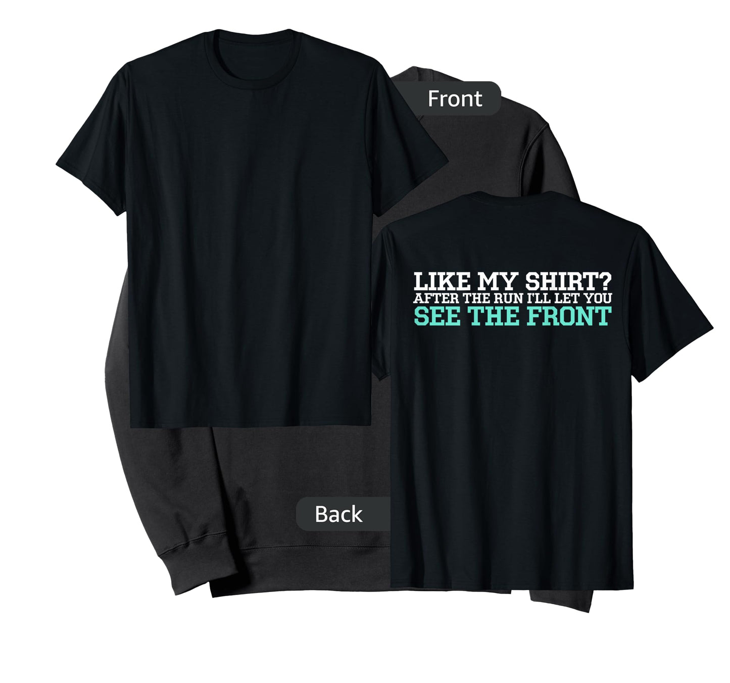 Cross Country Running Shirt With Back Print - Funny XC Shirt