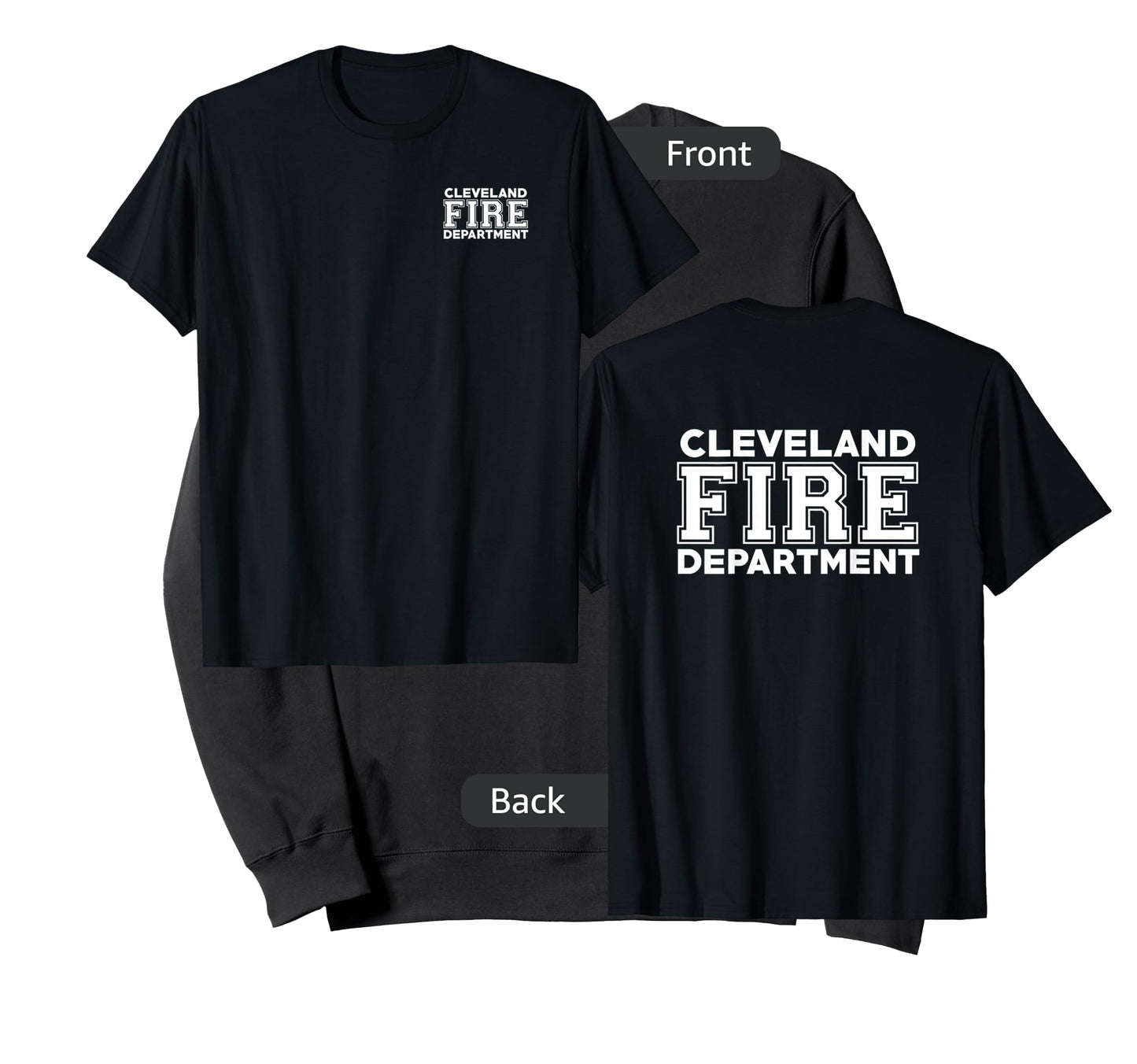 City of Cleveland Fire Rescue Ohio Firefighter Duty T-Shirt T-Shirt