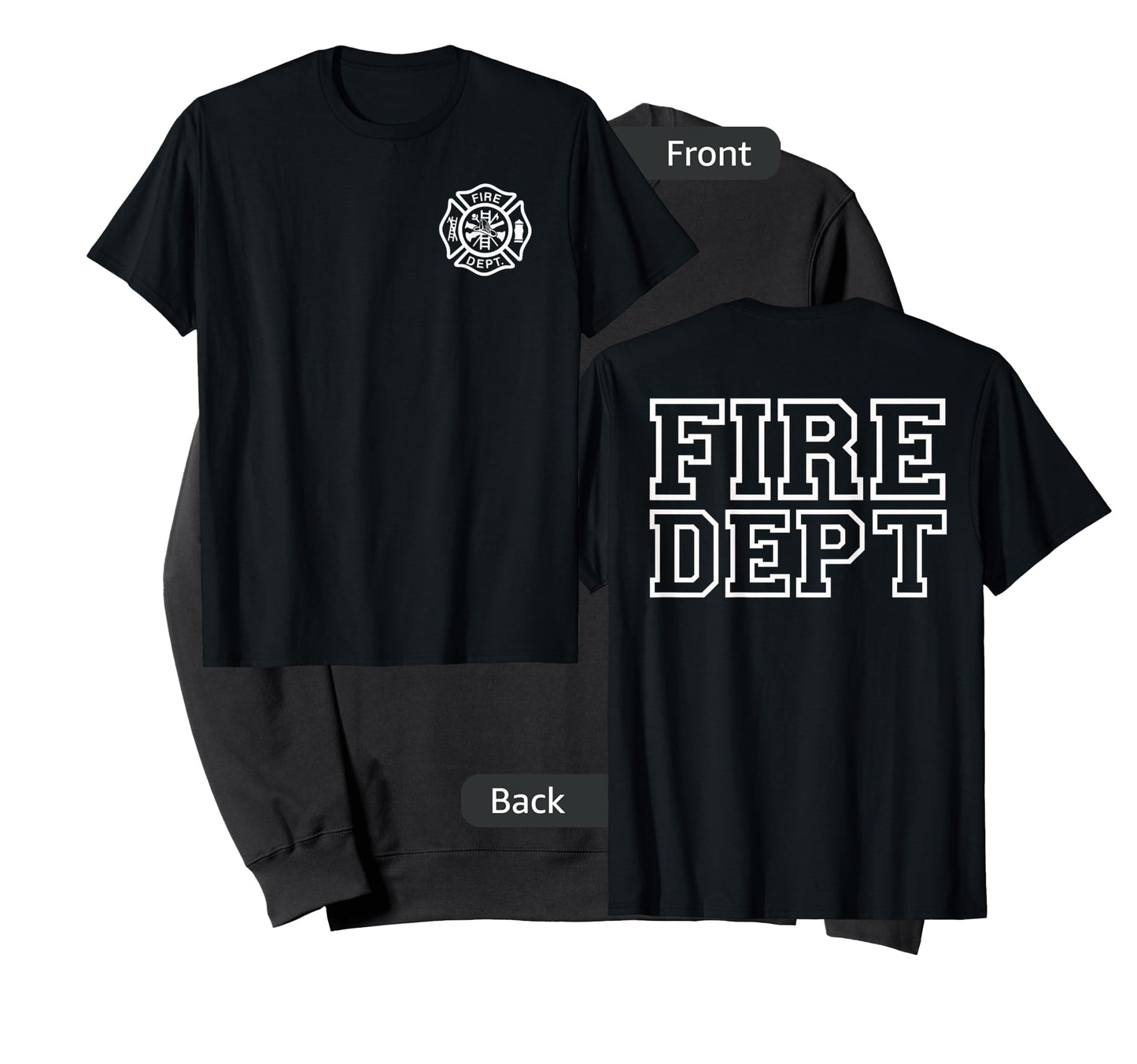 Fire Department Logo Uniform Fireman Symbol Firefighter Gear T-Shirt
