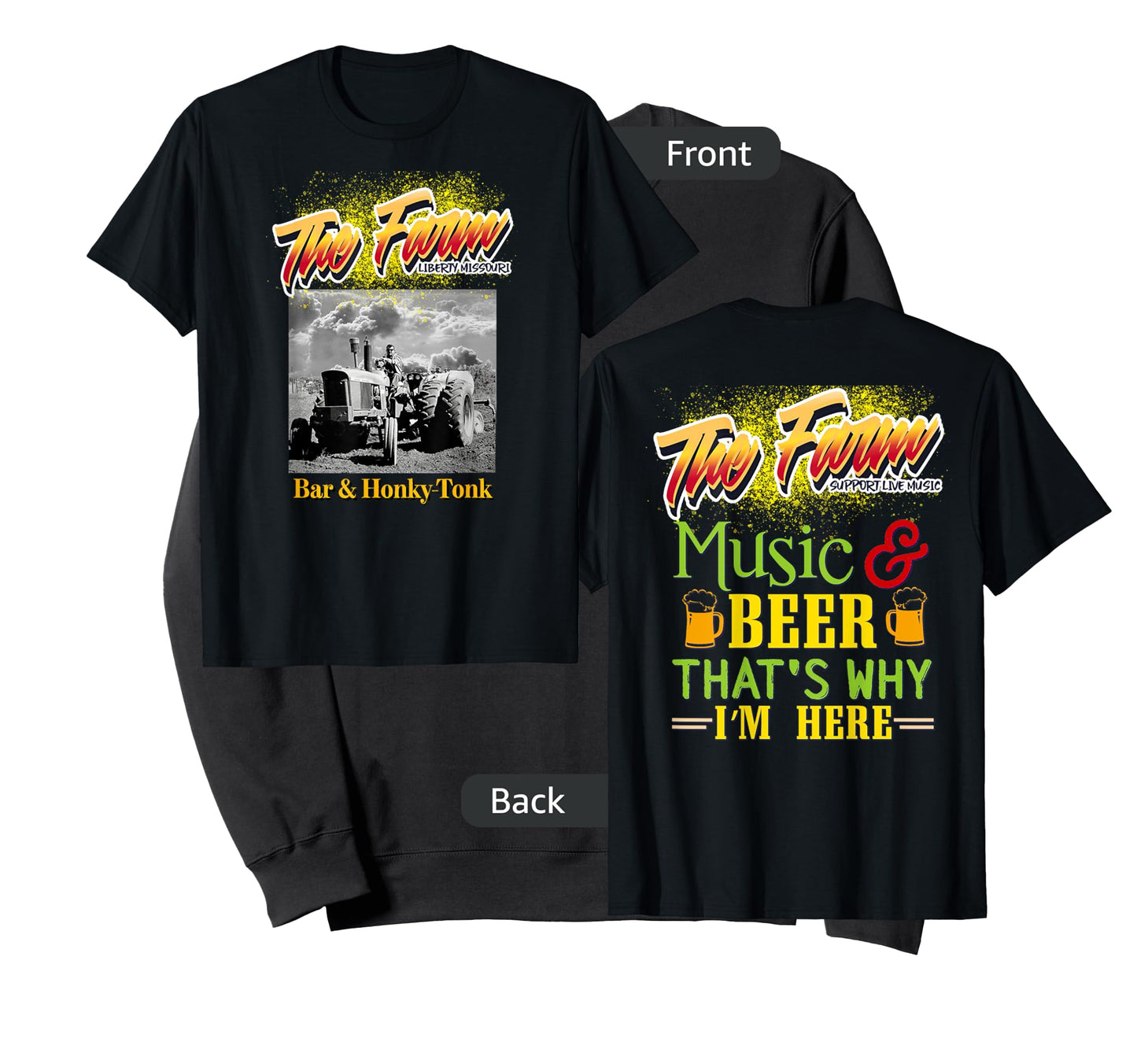 The Farm Liberty Missouri USA Live Music Bar Honky-tonk #1 T-Shirt
