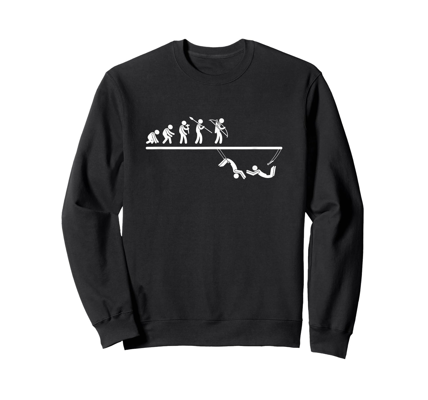 Trapeze Artist Evolution Men Women Circus Funny Trapeze T-Shirt