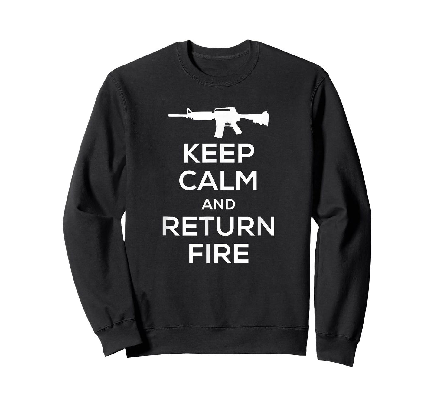 Keep Calm and Return Fire T Shirt for Men Women Kids AR15