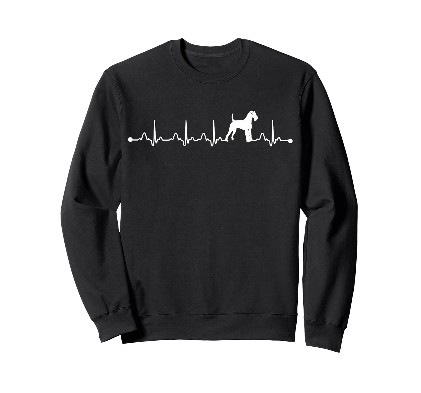 Irish Terrier Heartbeat EKG Funny Dog Mom Lover T-Shirt