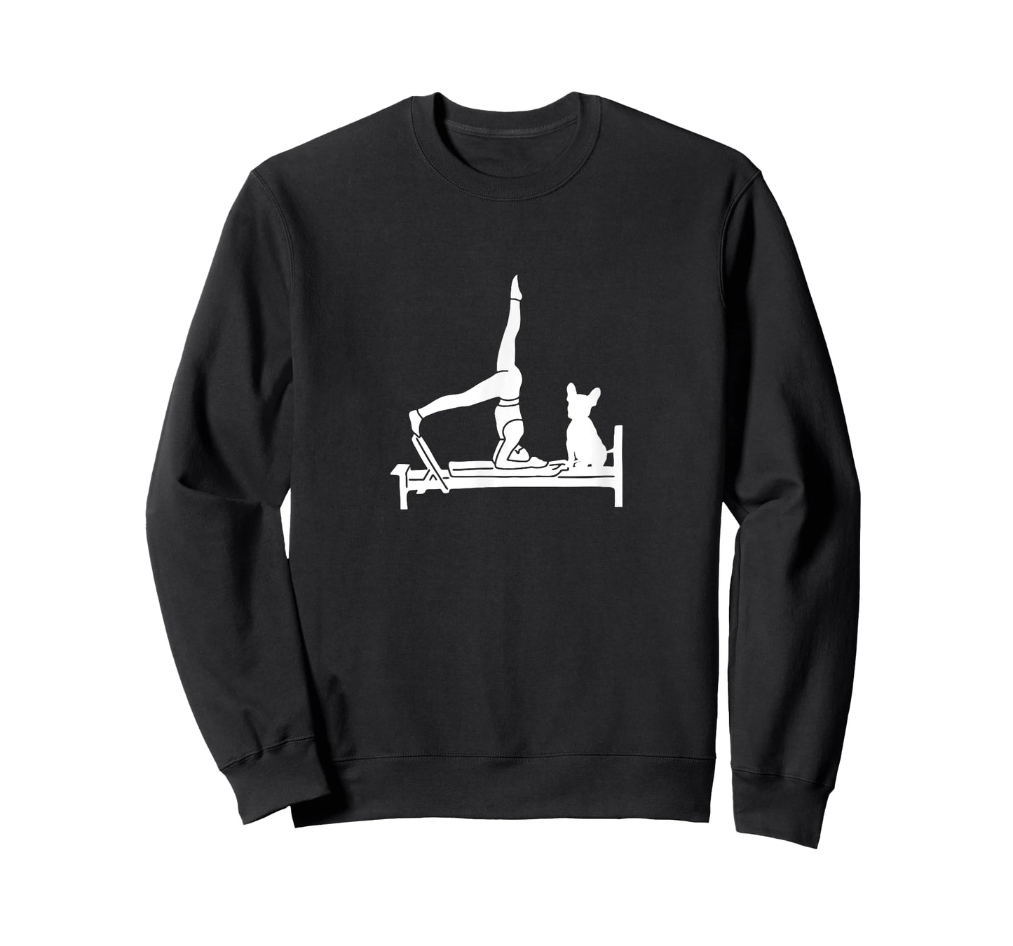 Funny Reformer Pilates with French Bulldog Men Women T-Shirt