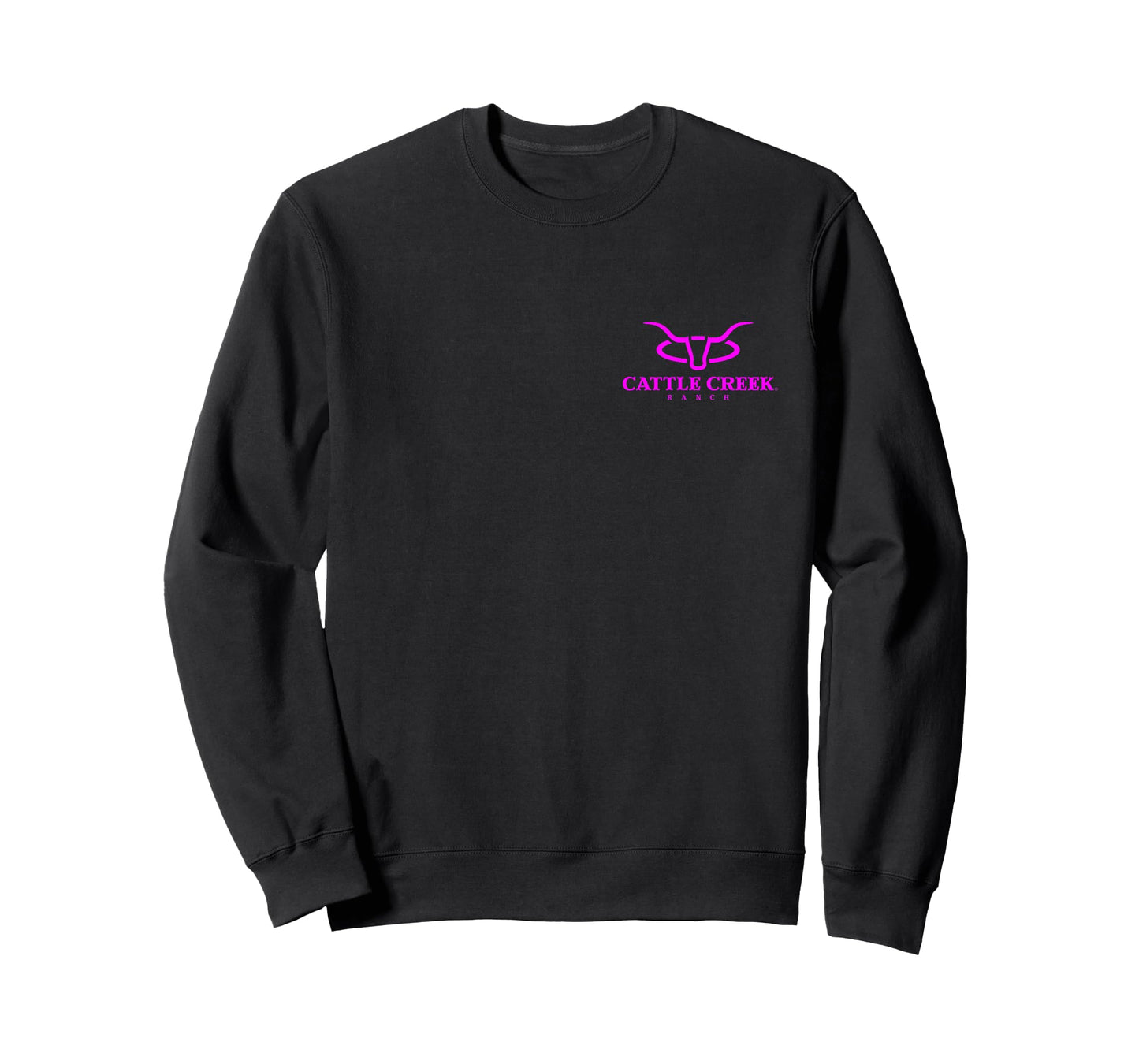 Cattle Creek Original Ranching Pink Logo T-Shirt