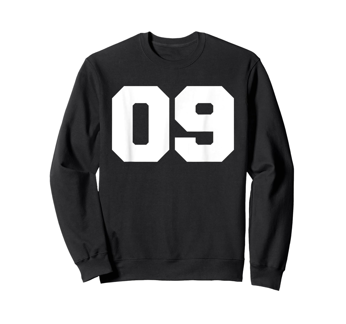 Number 09 Sports Jersey Player #09 9 Fan FRONT PRINT Varsity T-Shirt