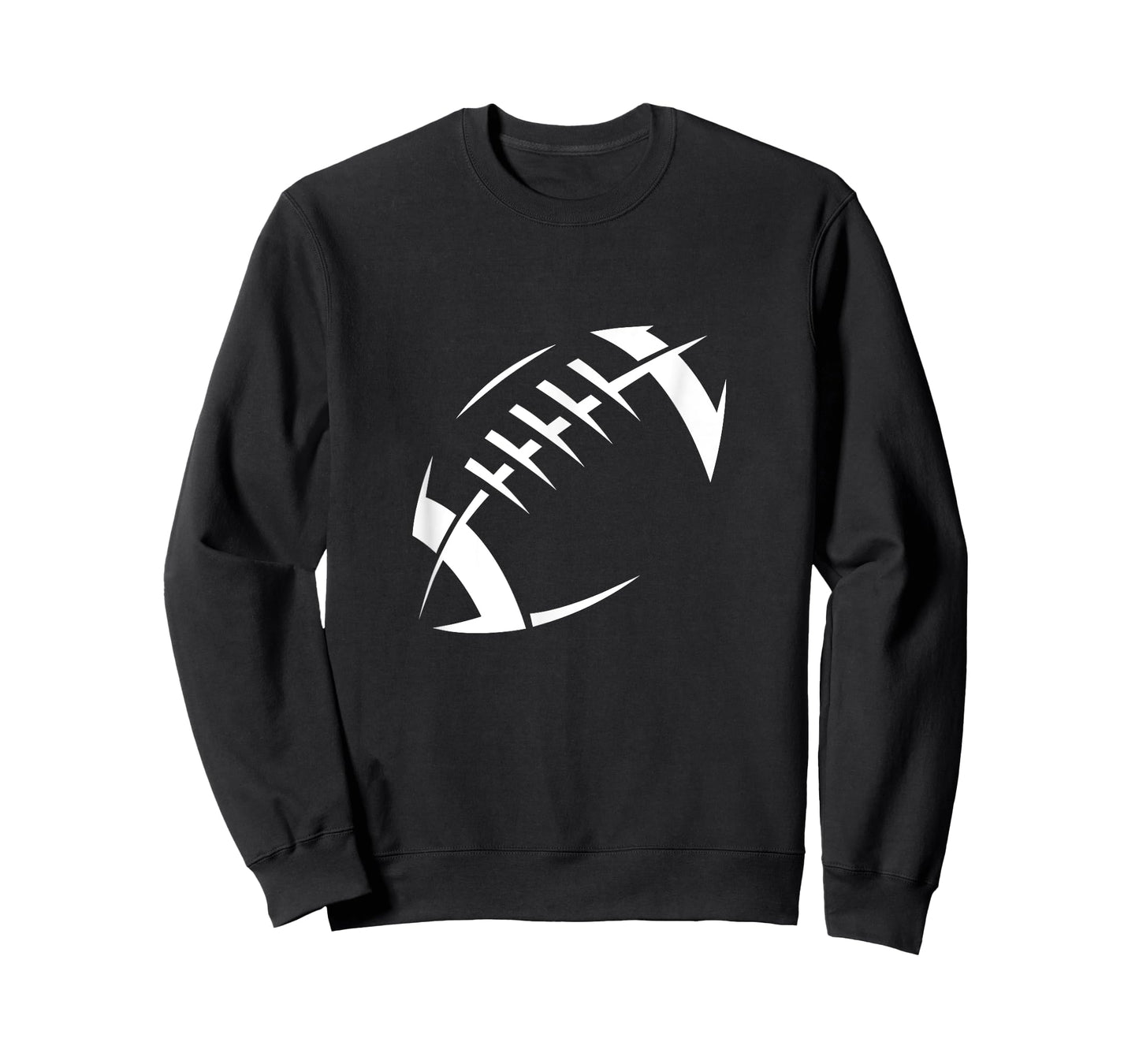 Edgy Modern Football Graphic Minimalist Design Game Day Fans T-Shirt