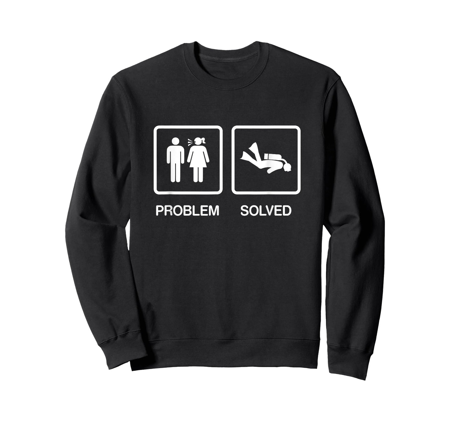 Problem Solved Funny Scuba Diving Diver Shirt Gift T-Shirt