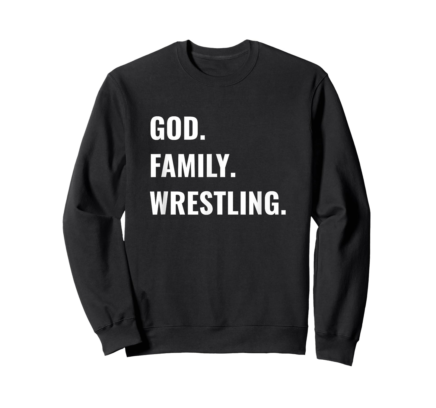 Christian Wrestler God Family Wrestling T-Shirt