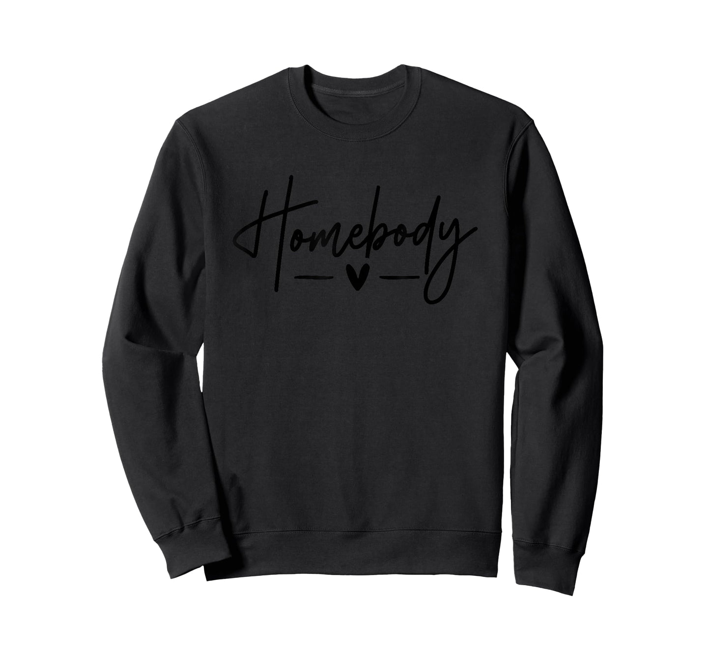 Homebody Heart Warm Comfort Chic Text T-Shirt