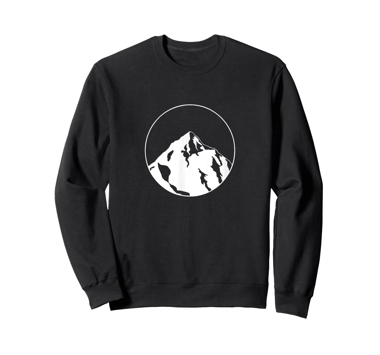 Minimalist Geometric Mountain Motif - Nature Lovers T-Shirt