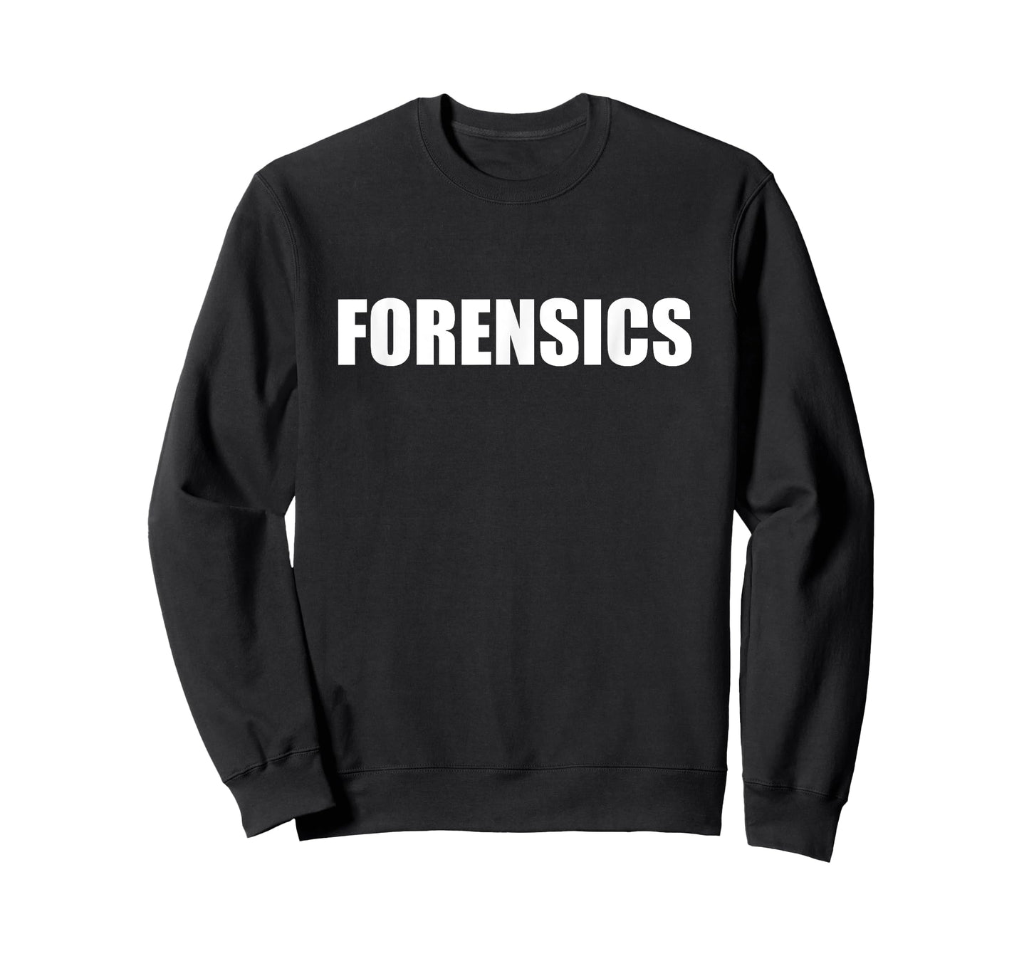 Forensics Employees Official Uniform Work T-Shirt Bold Text