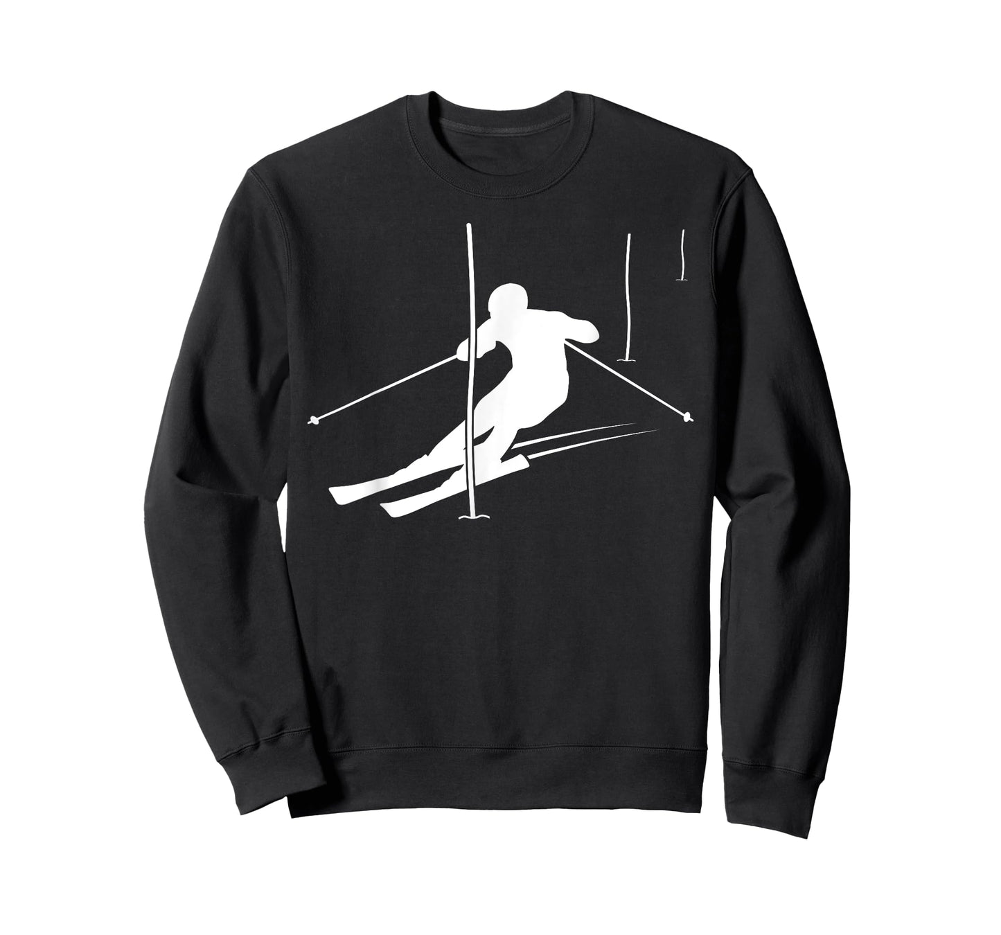 Alpine ski racing, racing runner, ski slope, slalom course skier T-Shirt