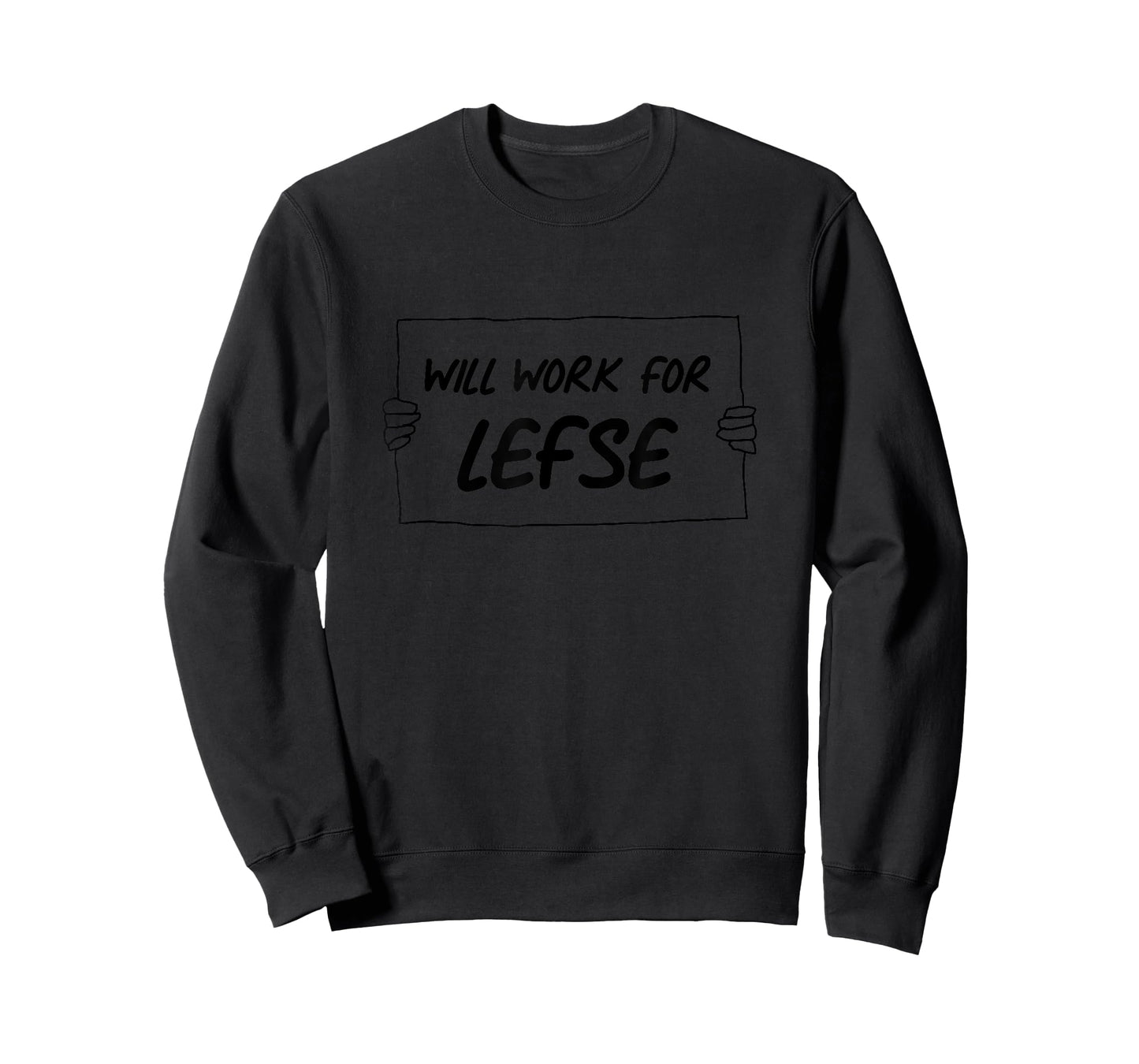 Will Work For Lefse Funny Norwegian Pride T-Shirt
