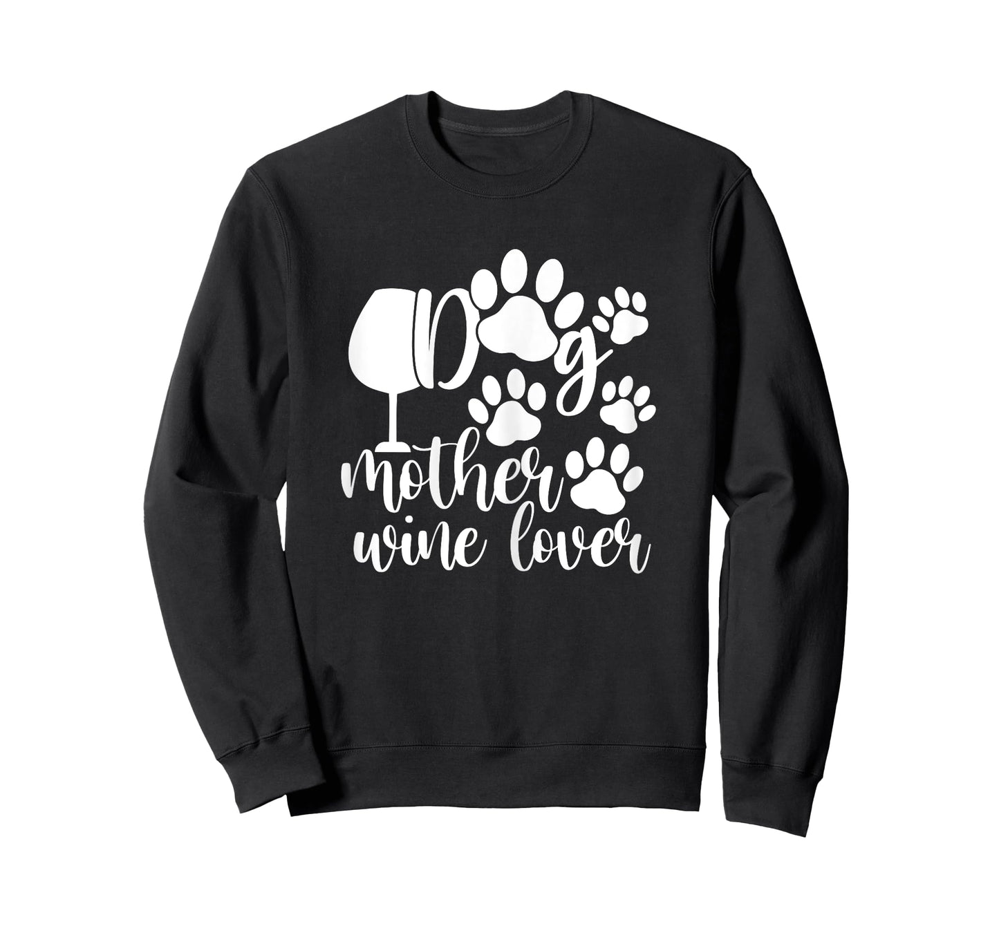Wine Shirts for Women, Dog Mother Wine Lover Funny T-Shirt