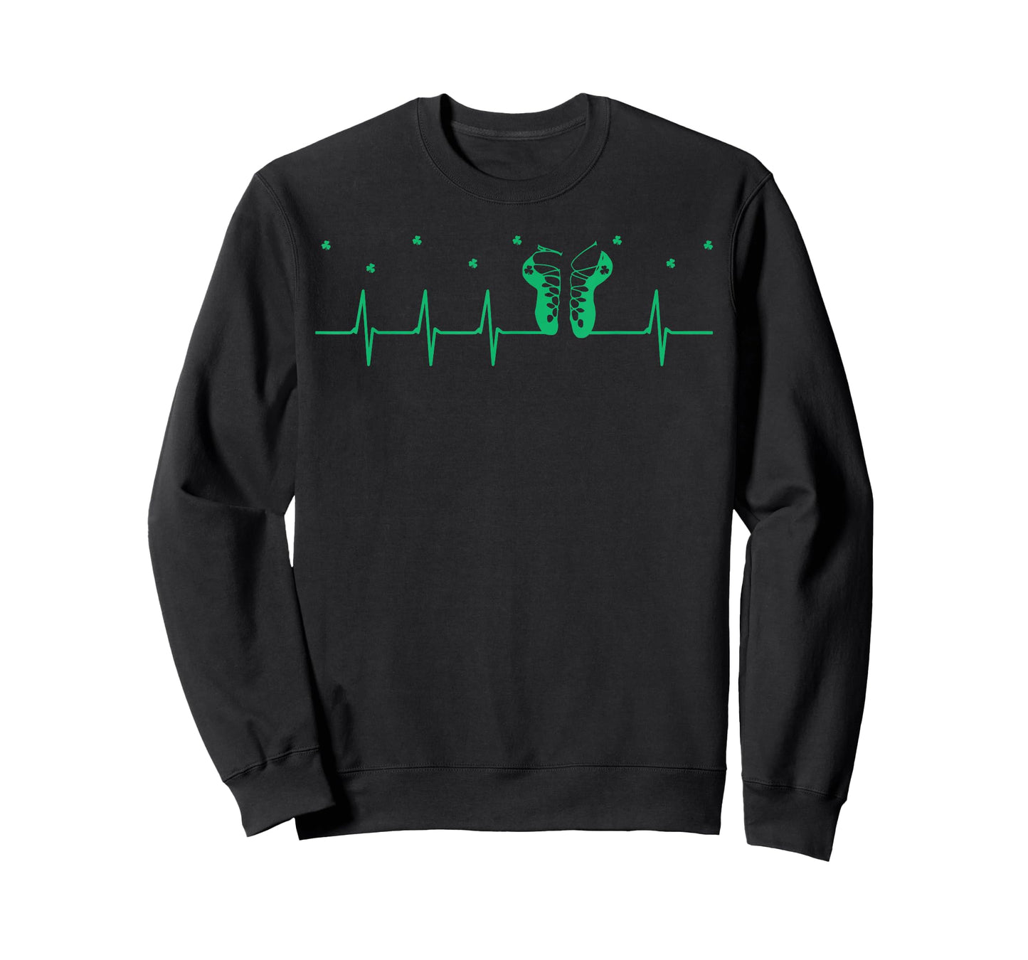 Irish Dance Heartbeat Clover Festival Ceili Stepdance T-Shirt