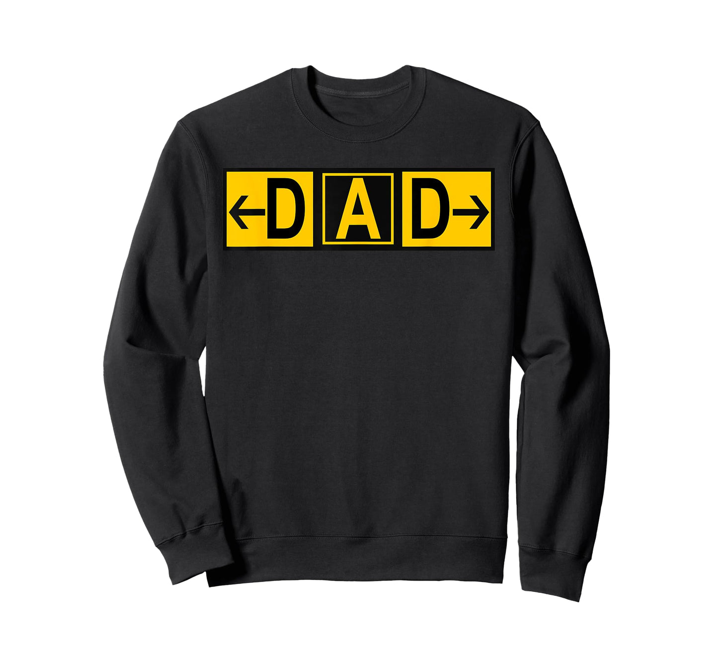 DAD Airport Taxiway Sign Pilot Father's Day 2019 T-Shirt