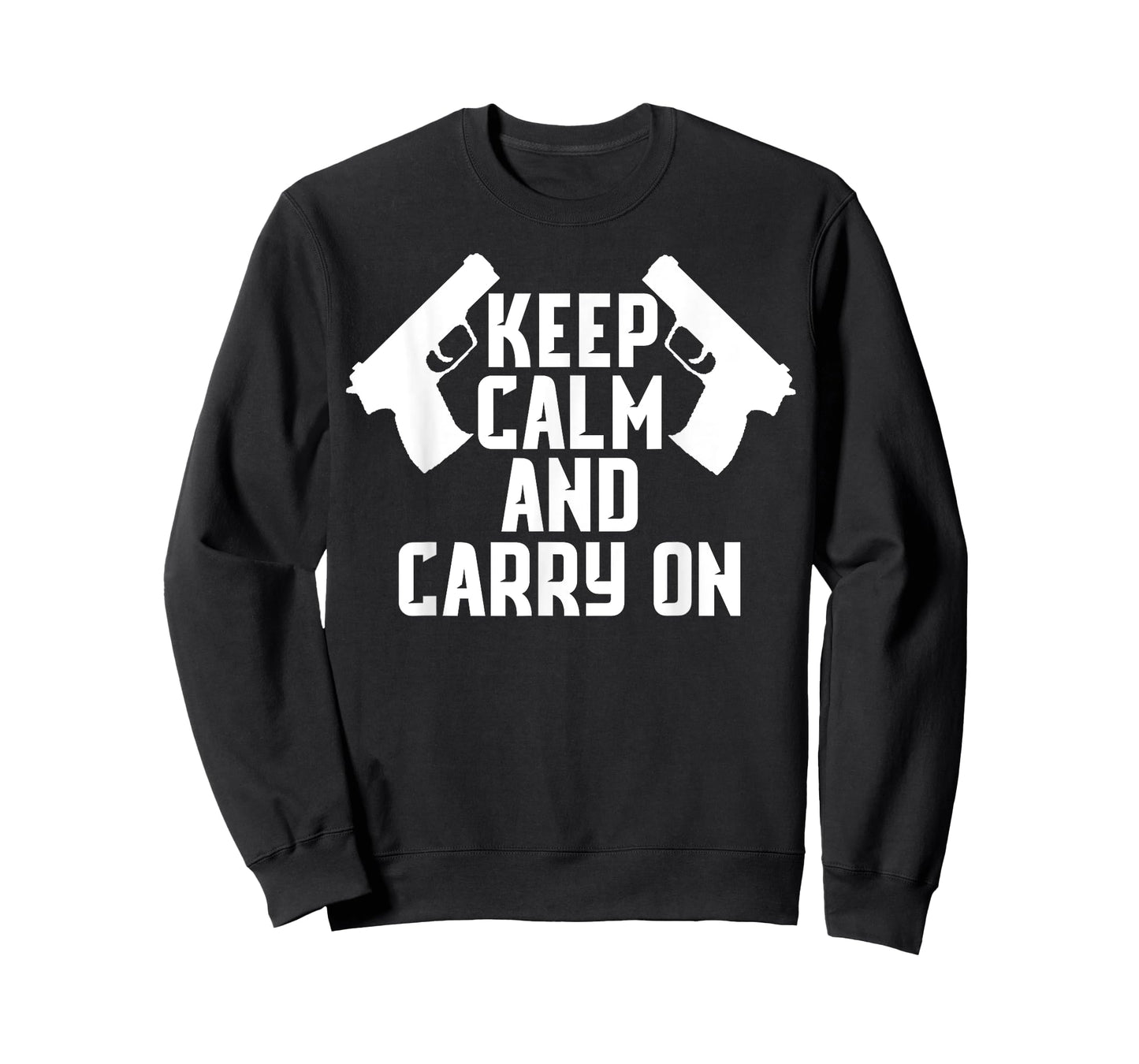 KEEP CALM AND CARRY ON GUN SHIRT TACTICAL PISTOL T-SHIRT T-Shirt