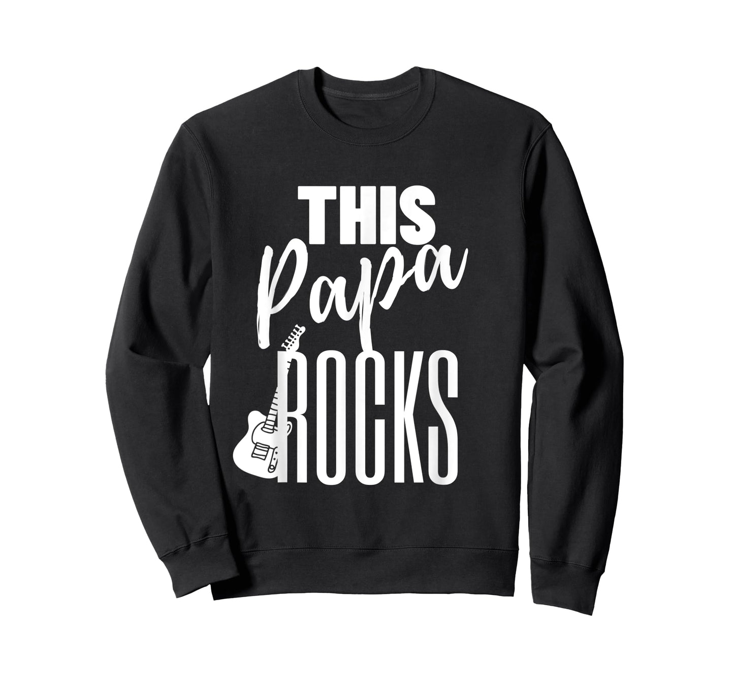 This Papa Rocks Guitar Player Rock n Roll - Guitar T-Shirt