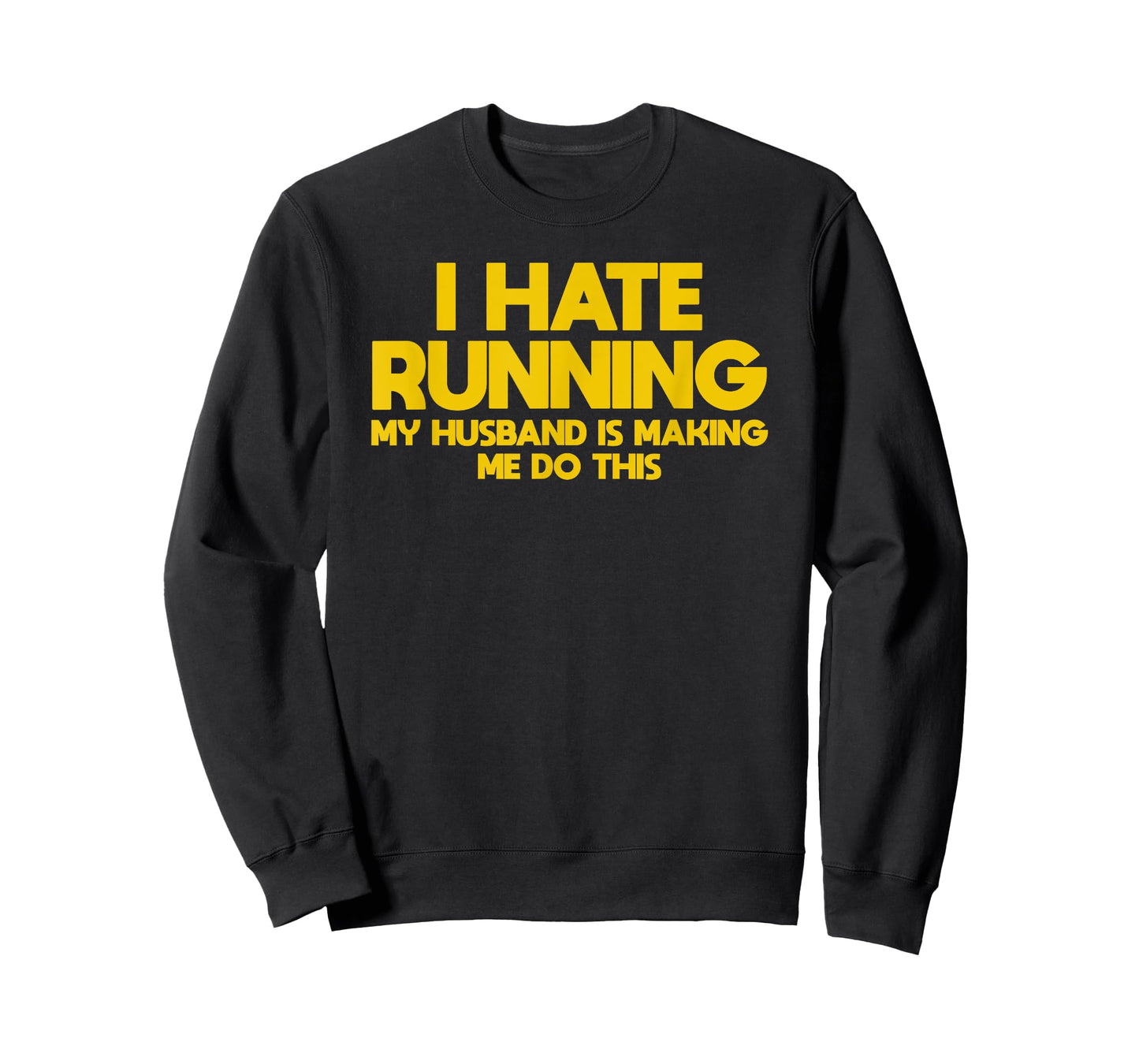 I hate running husband and wife marathon runner t-shirt