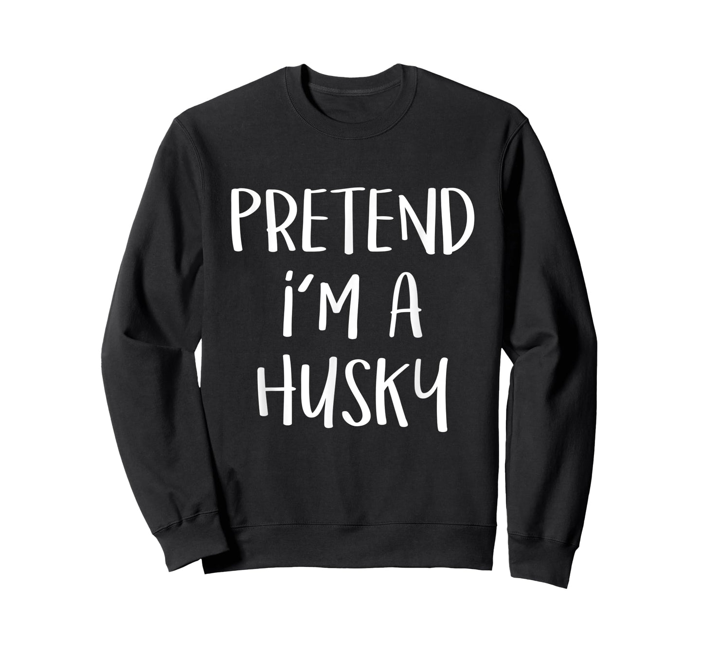 Pretend I'm A Husky Dog Costume Funny Halloween Party Men Women Kids T-Shirt