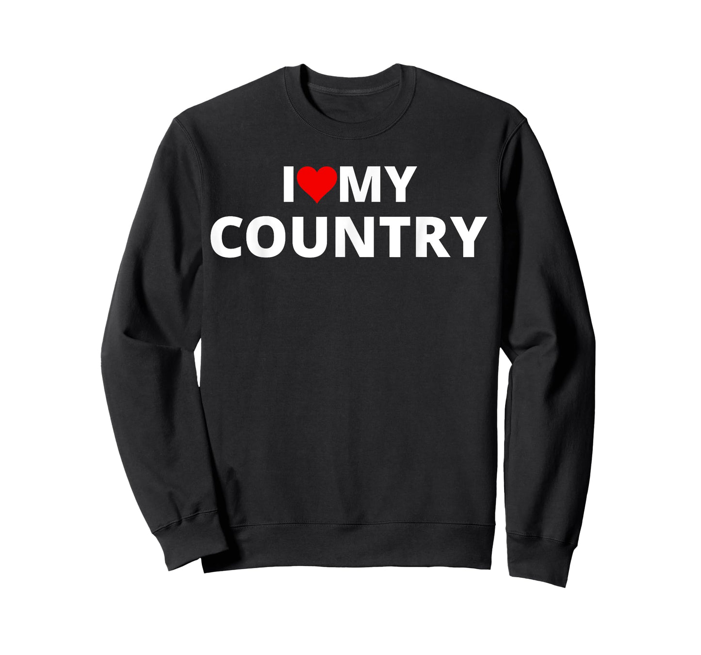 I Love My Country (Red Heart) T-Shirt