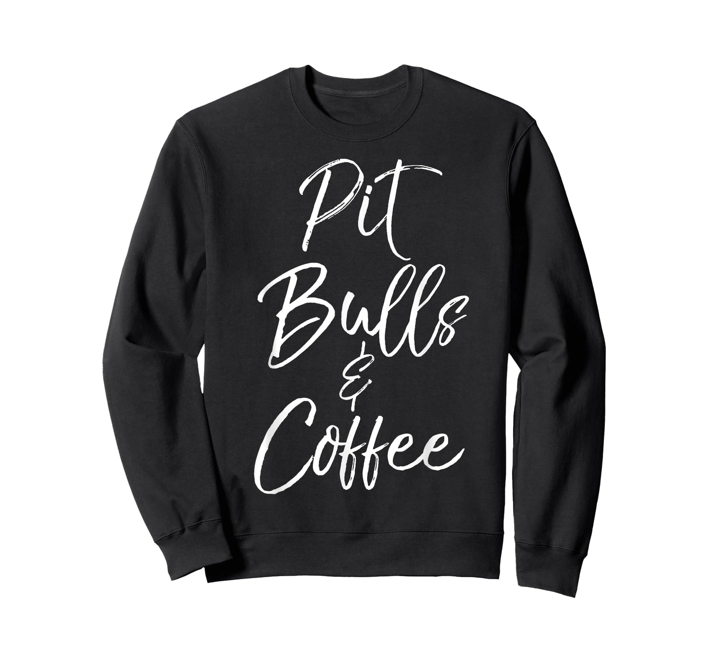 Pit Bulls & Coffee Shirt Cute Dog Pitbull Mom Gift for Women T-Shirt