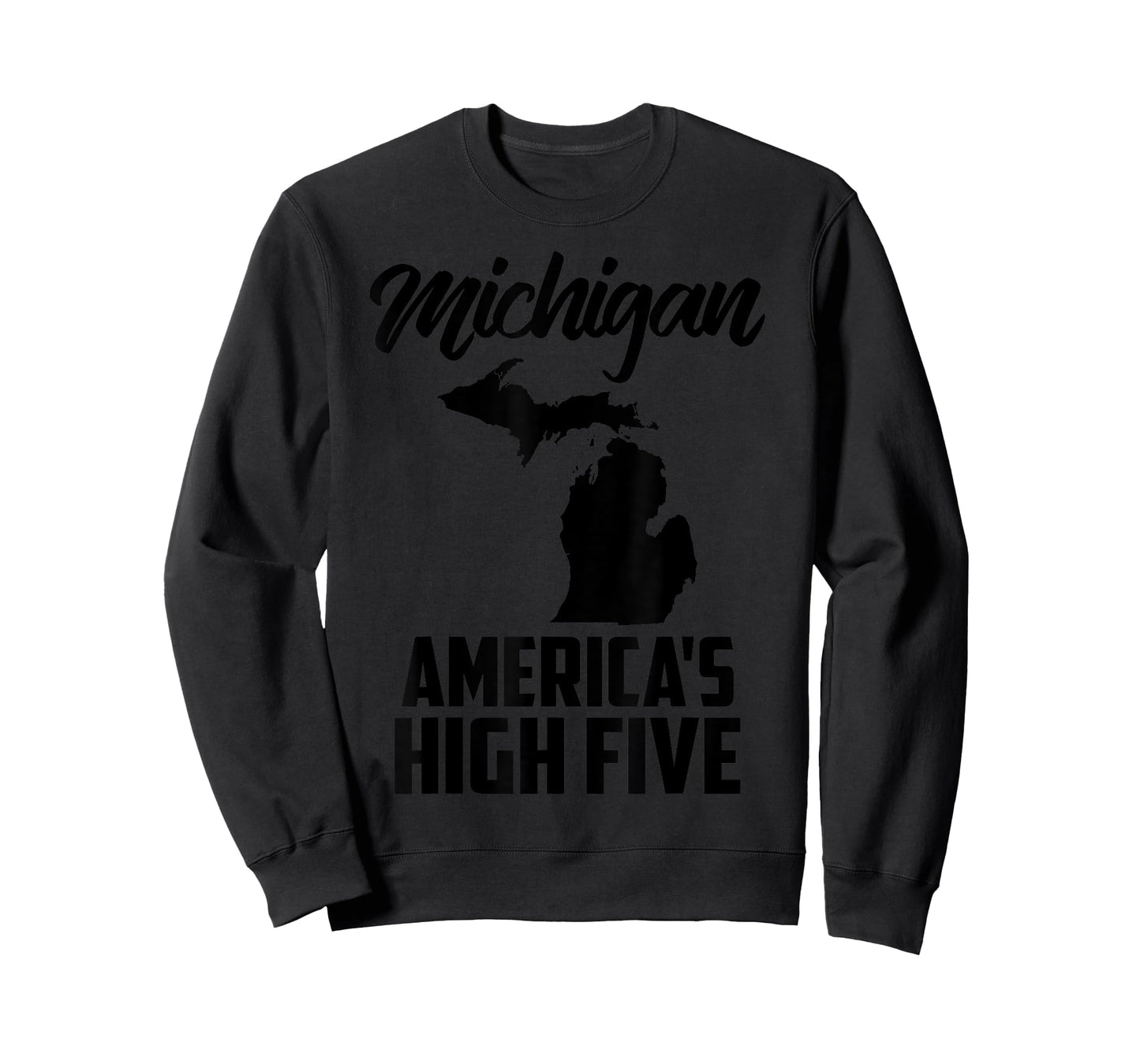 Funny America's High Five State Of Michigan Gift Men Women T-Shirt