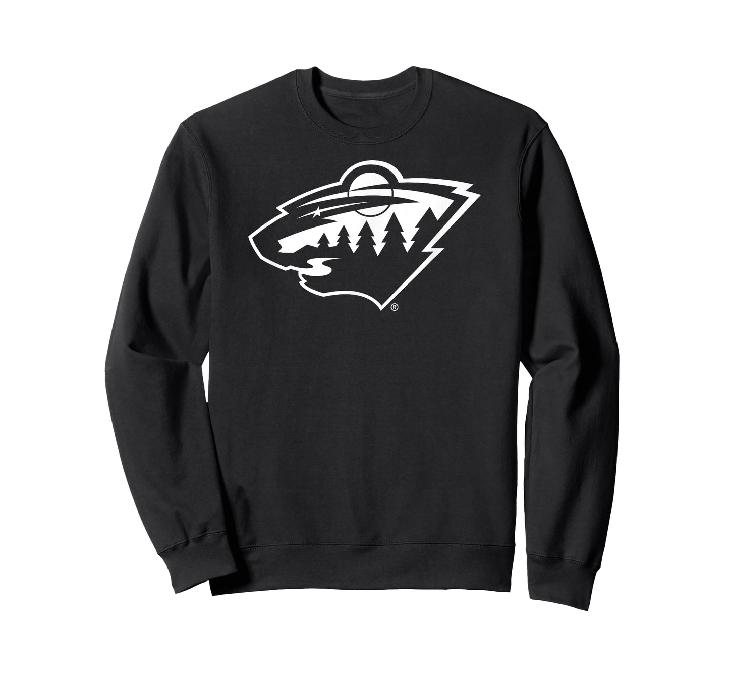 Minnesota Wild Two Tone Black NHL Officially Licensed T-Shirt