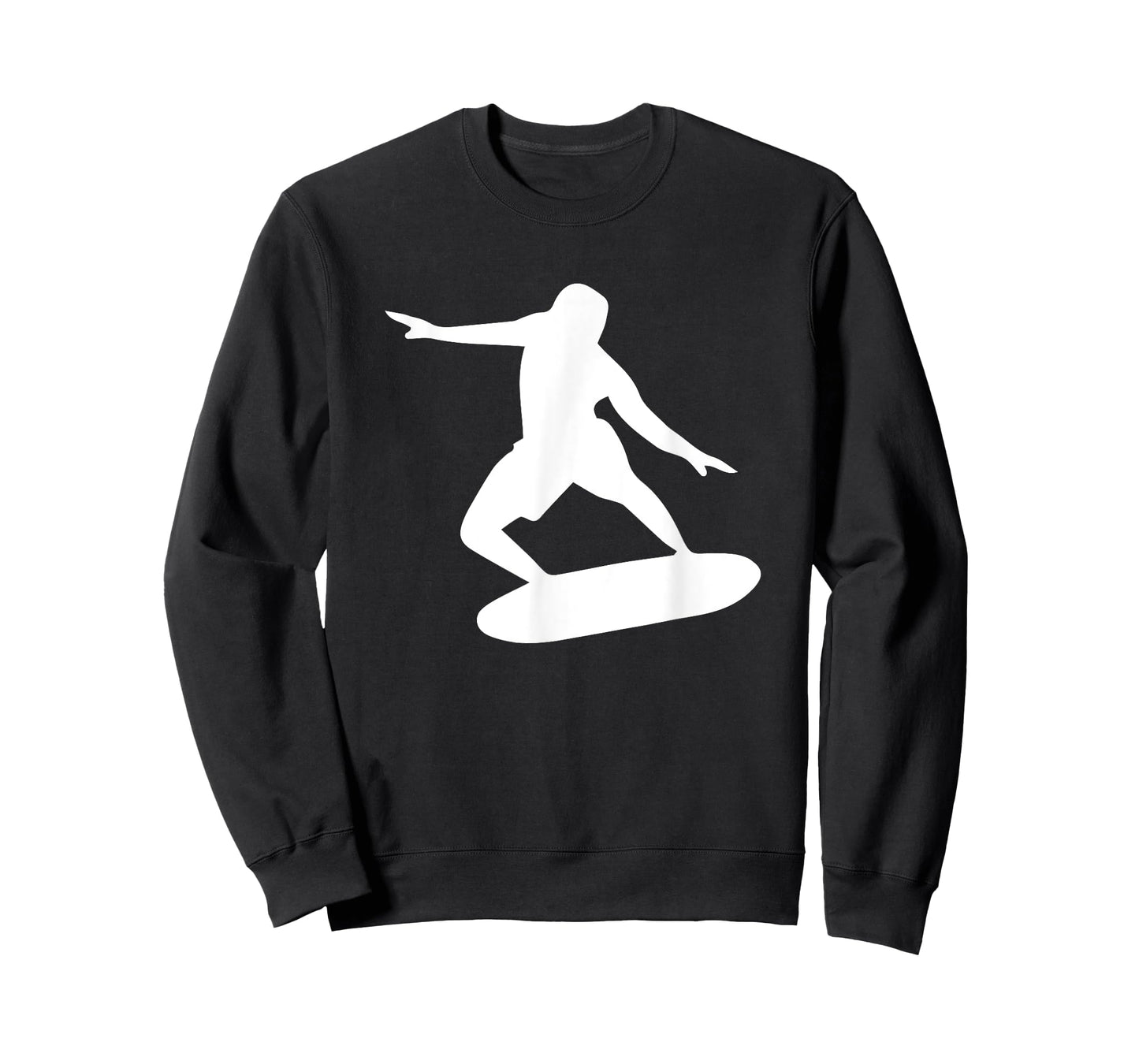 Surfing Silhouette Cool Surfer Wave Art T-Shirt