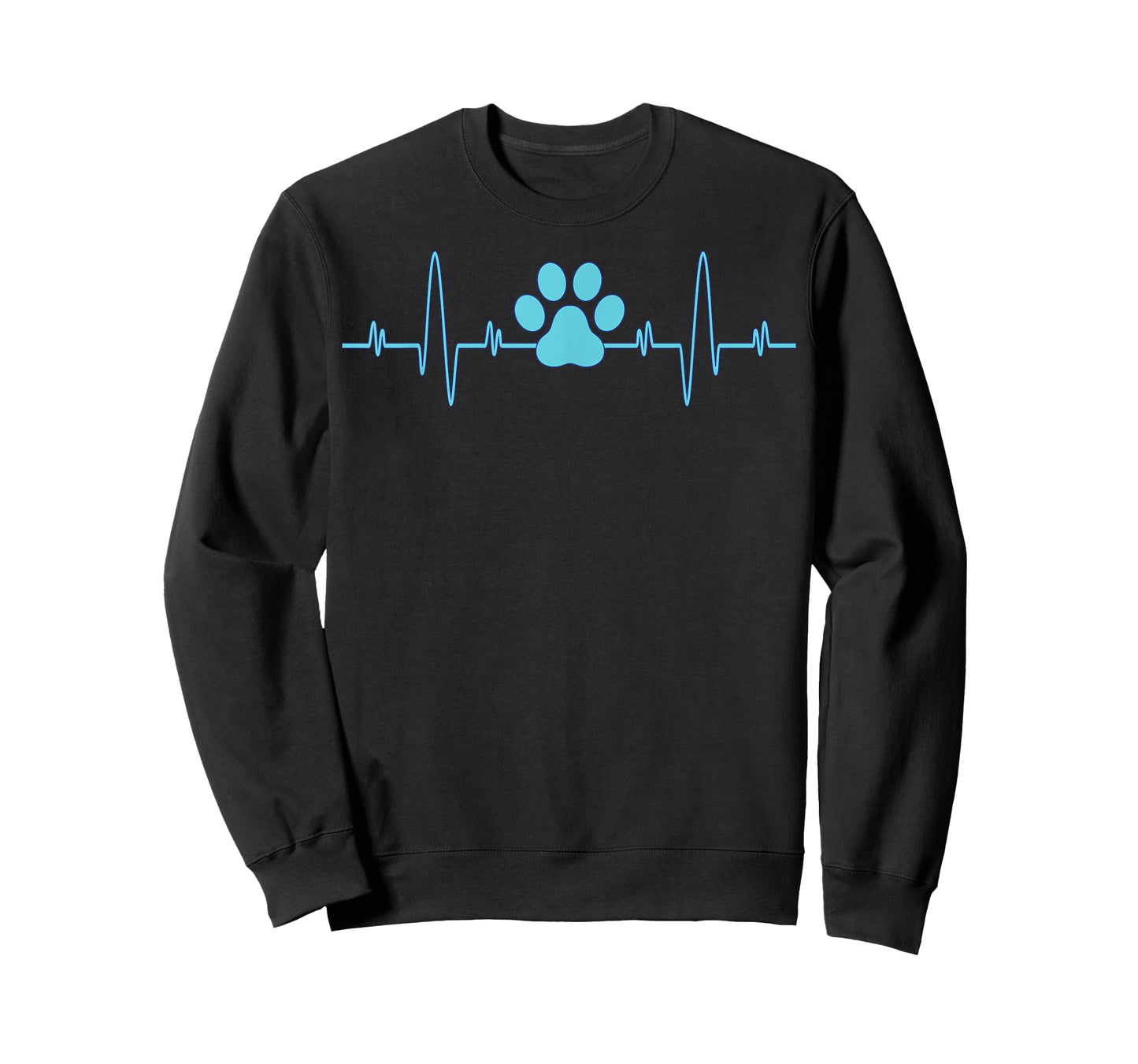 Cute Paw Print Heartbeat Dog Lovers Veterinarian Gifts T-Shirt