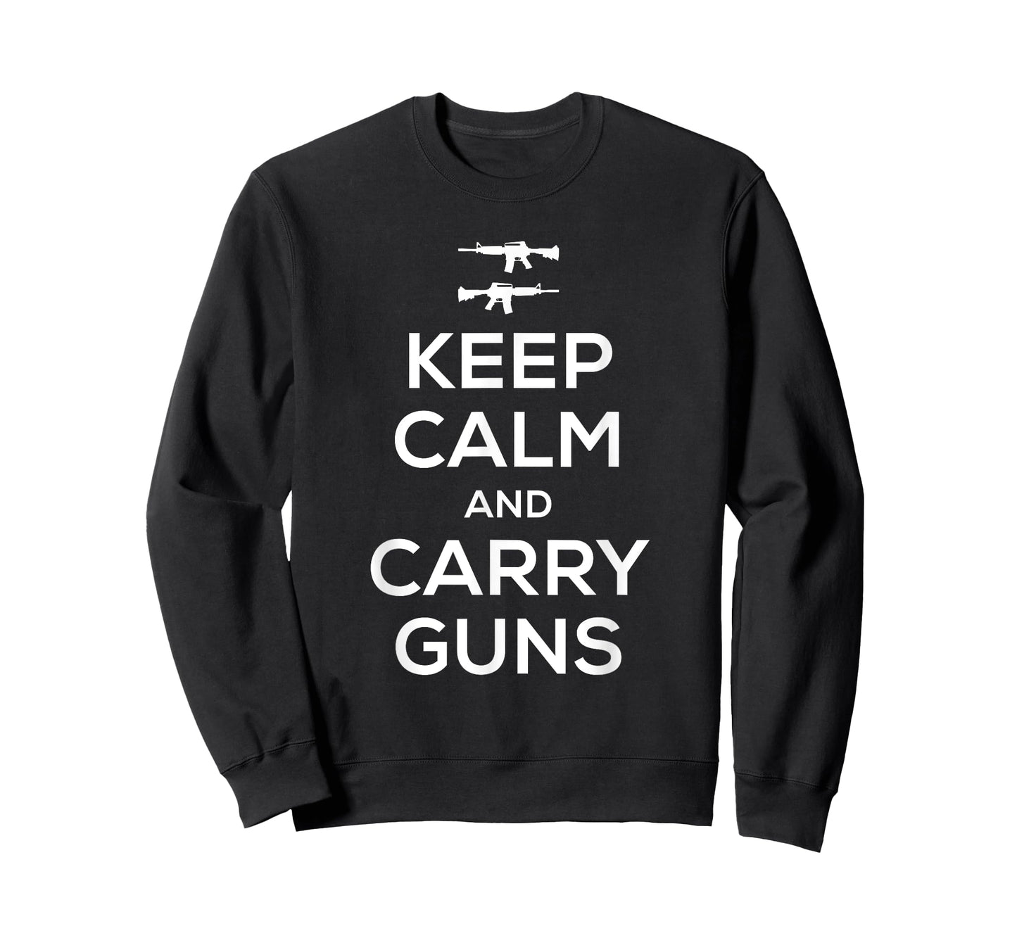 Keep Calm and Carry Guns T Shirt for Gun Owners , T-Shirt