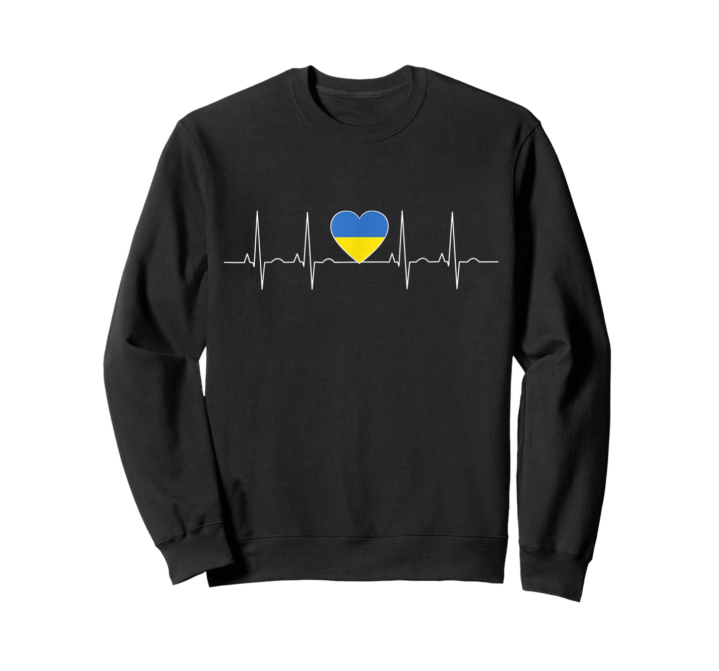 Ukraine Flag Heartbeat It is in my DNA Gift for Ukrainians T-Shirt