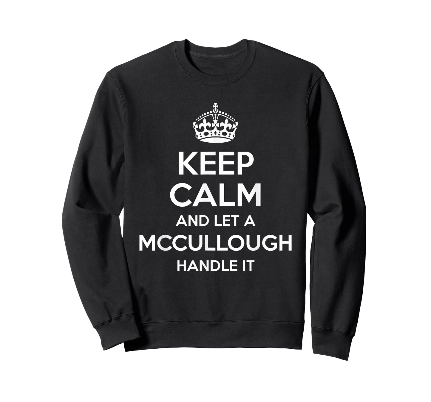 MCCULLOUGH Funny Surname Family Tree Birthday Reunion Gift T-Shirt