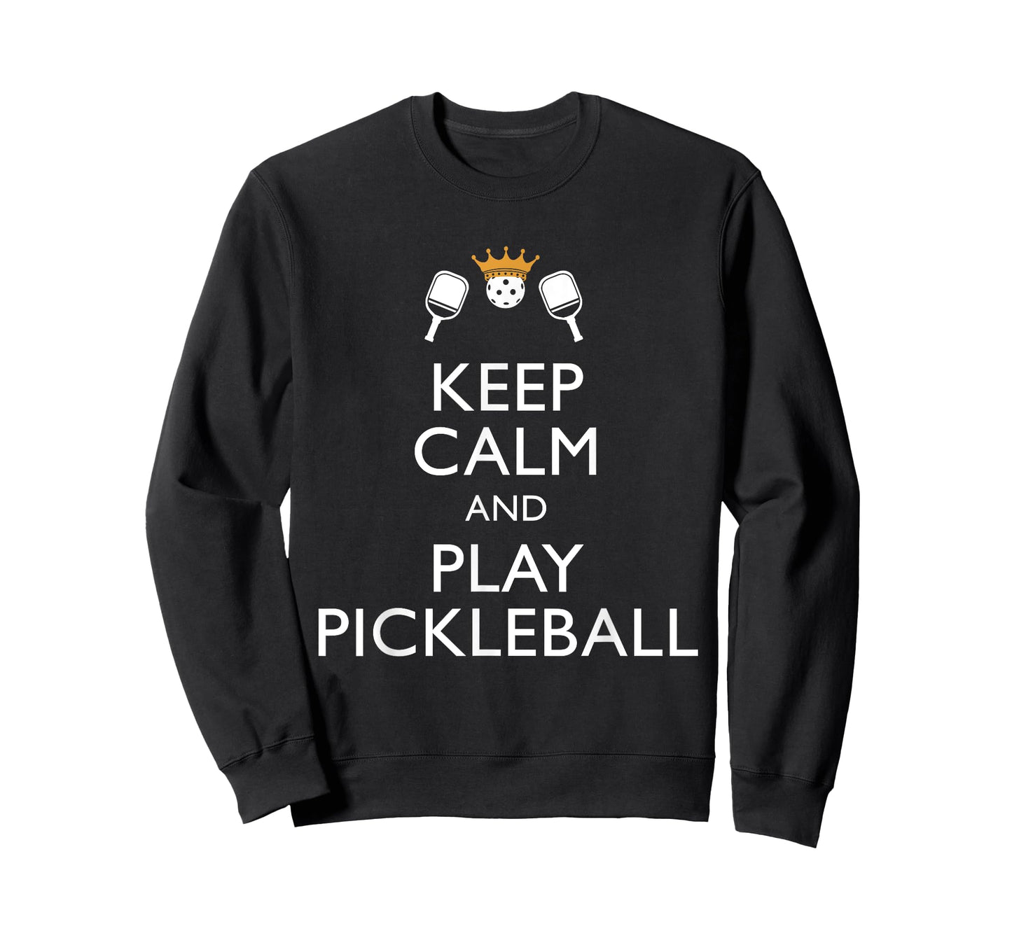 Keep Calm and Play Pickleball Funny Pickleball Player Sport T-Shirt