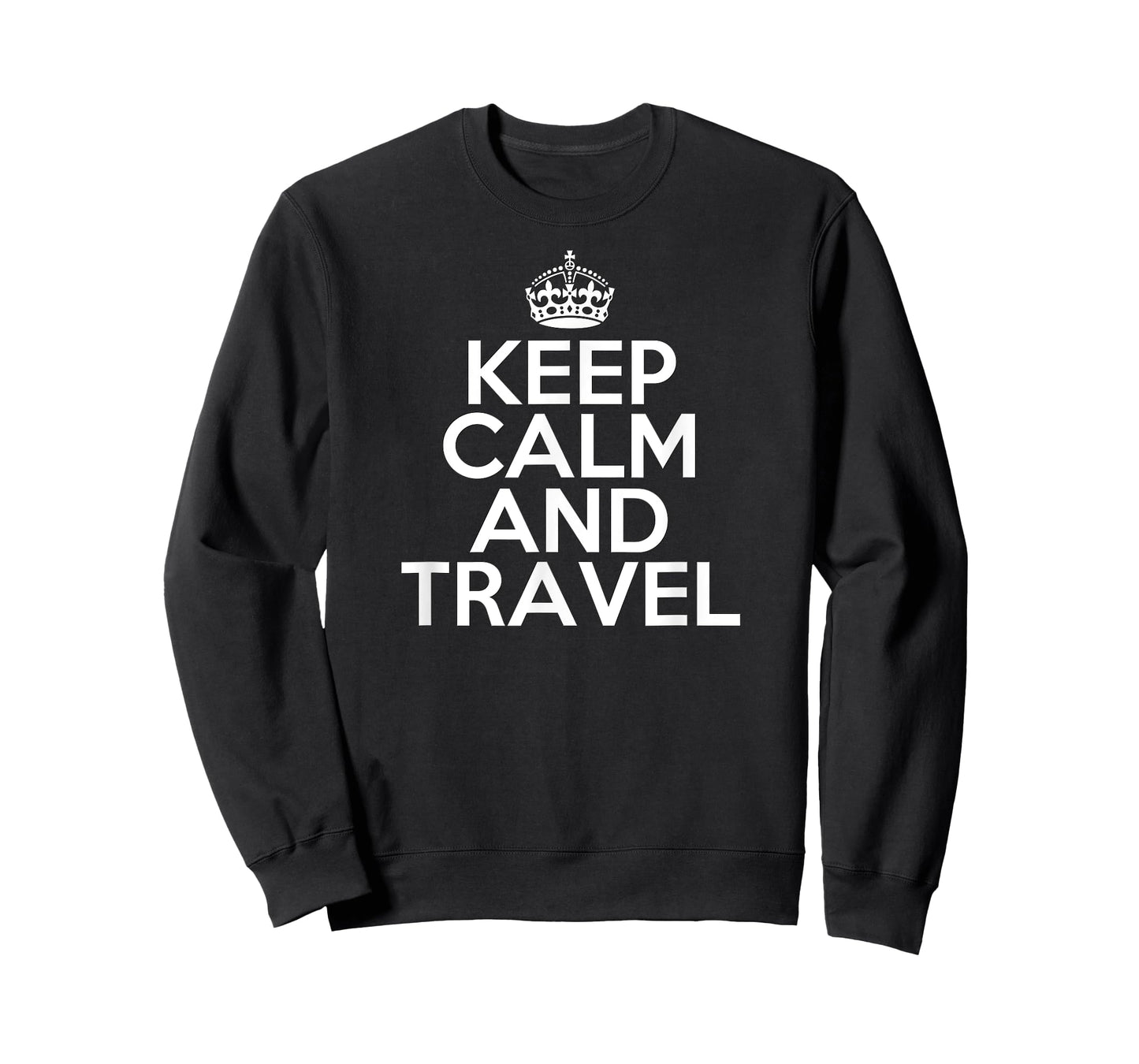 Funny Keep Calm and Travel Vacation Adventure Travel T-Shirt