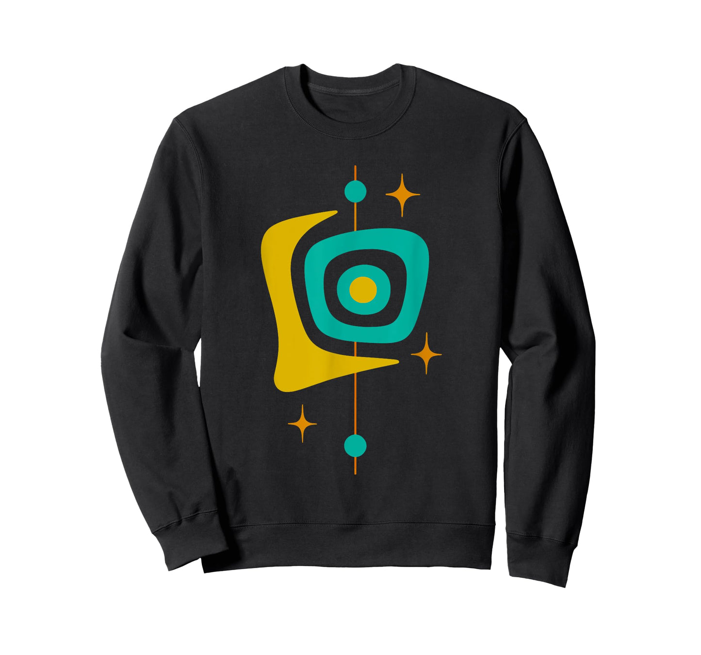 Mid Century Modern Atomic Boomerang Design T-Shirt