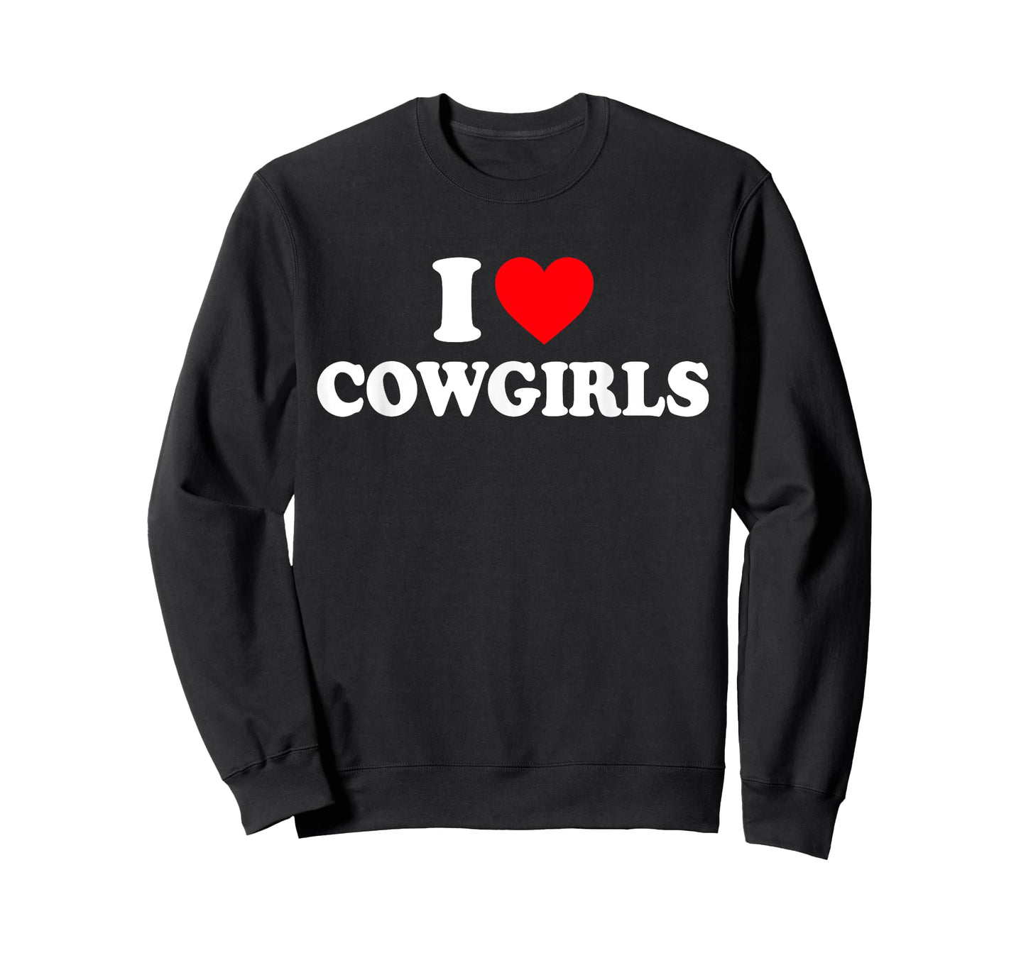I Love Cowgirls I Heart Cowgirls T-Shirt