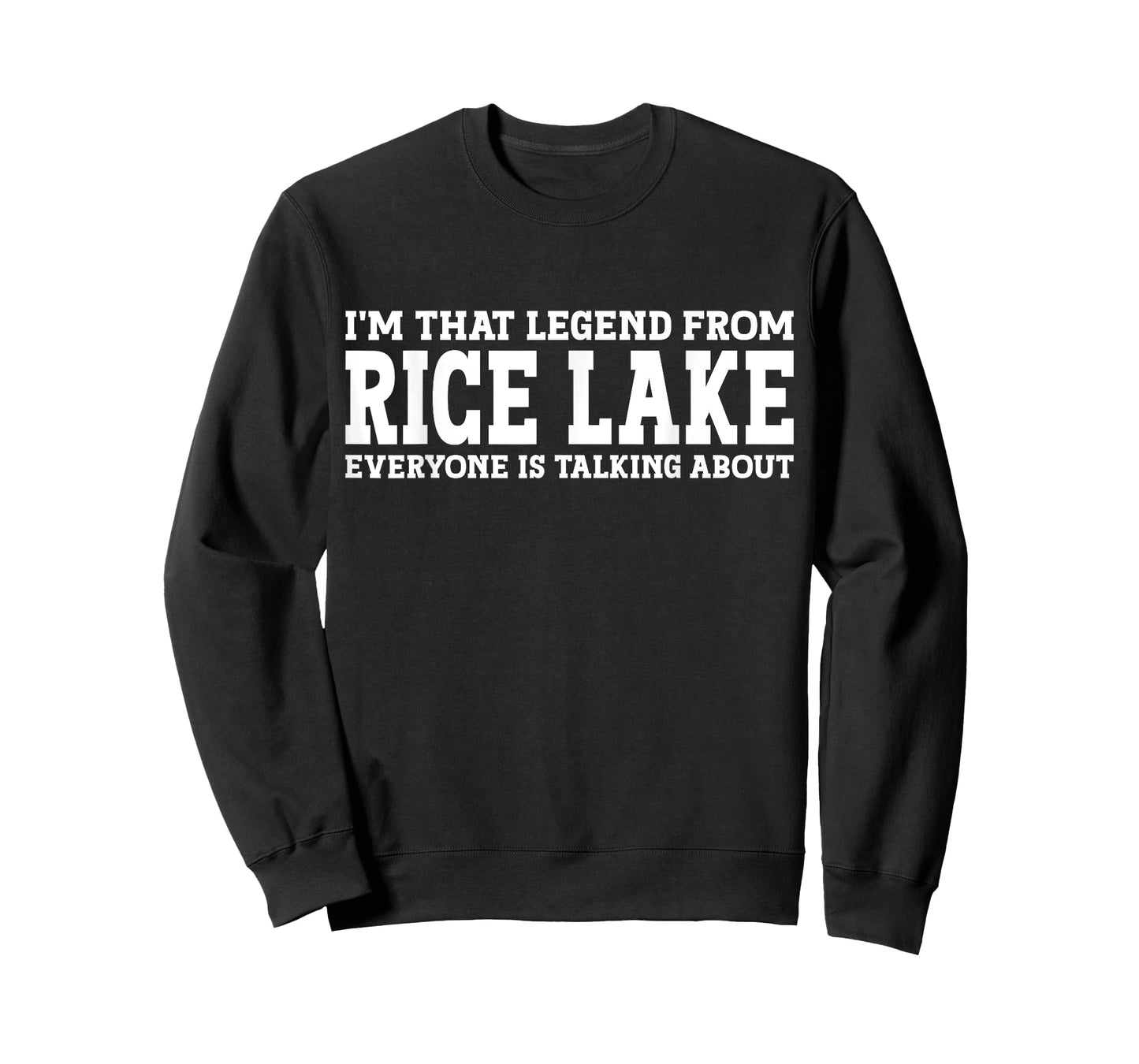 Rice Lake Hometown WI Wisconsin Home Roots City Rice Lake T-Shirt