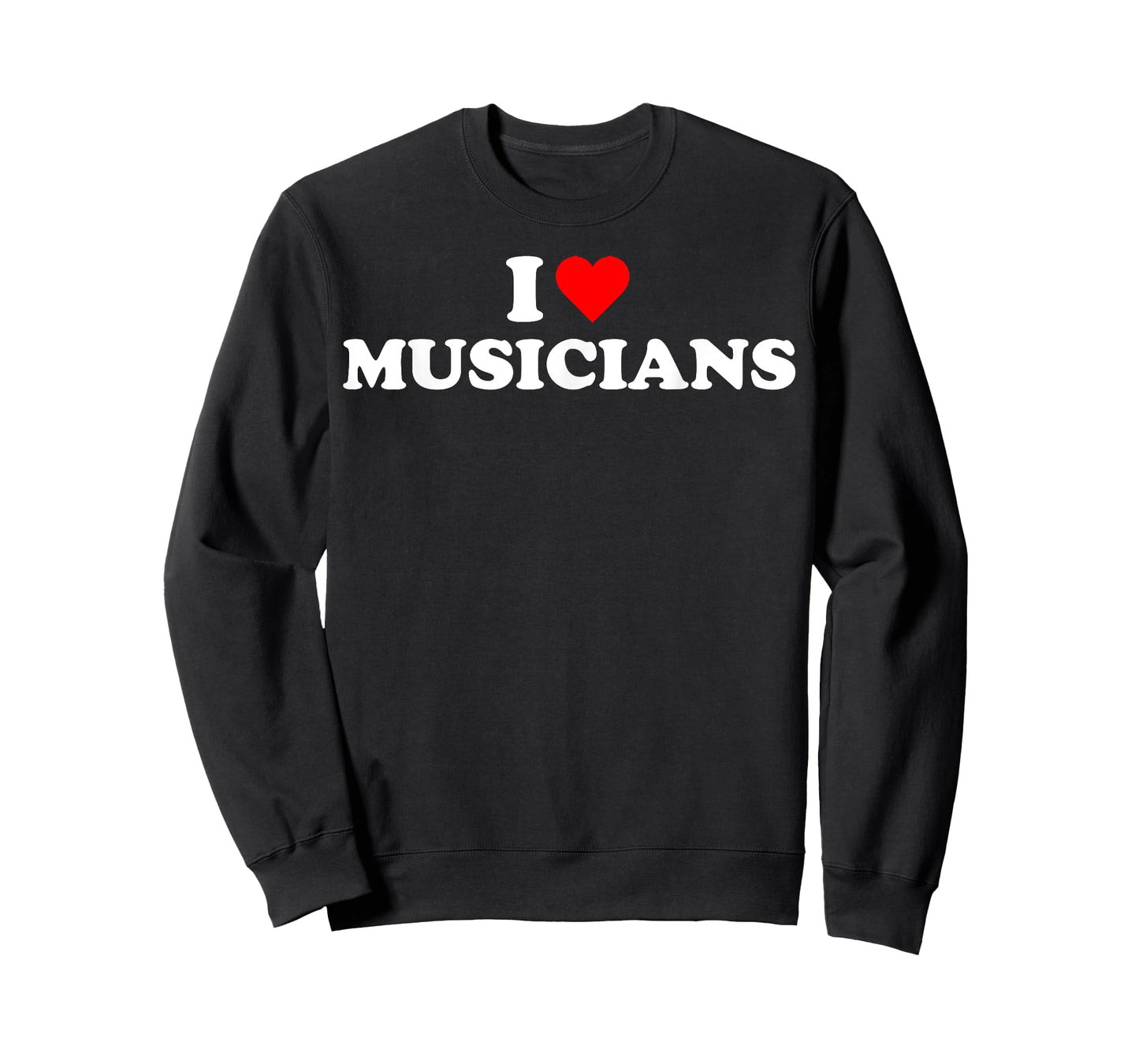 I heart MUSICIANS Cute Music Lover Musician T-Shirt